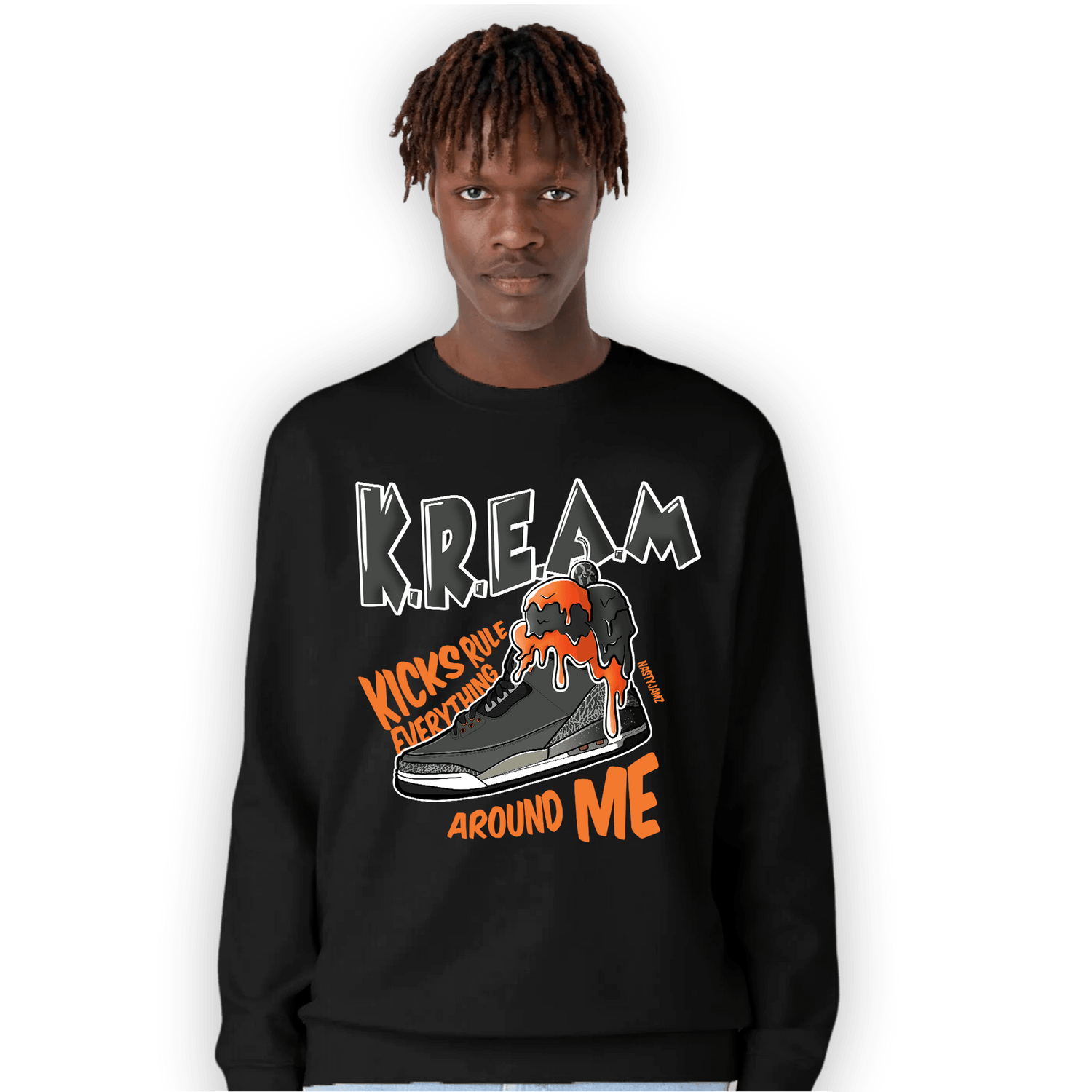 Fear Pack 3s Sweatshirt Match Kream Sneaker - NastyJamz