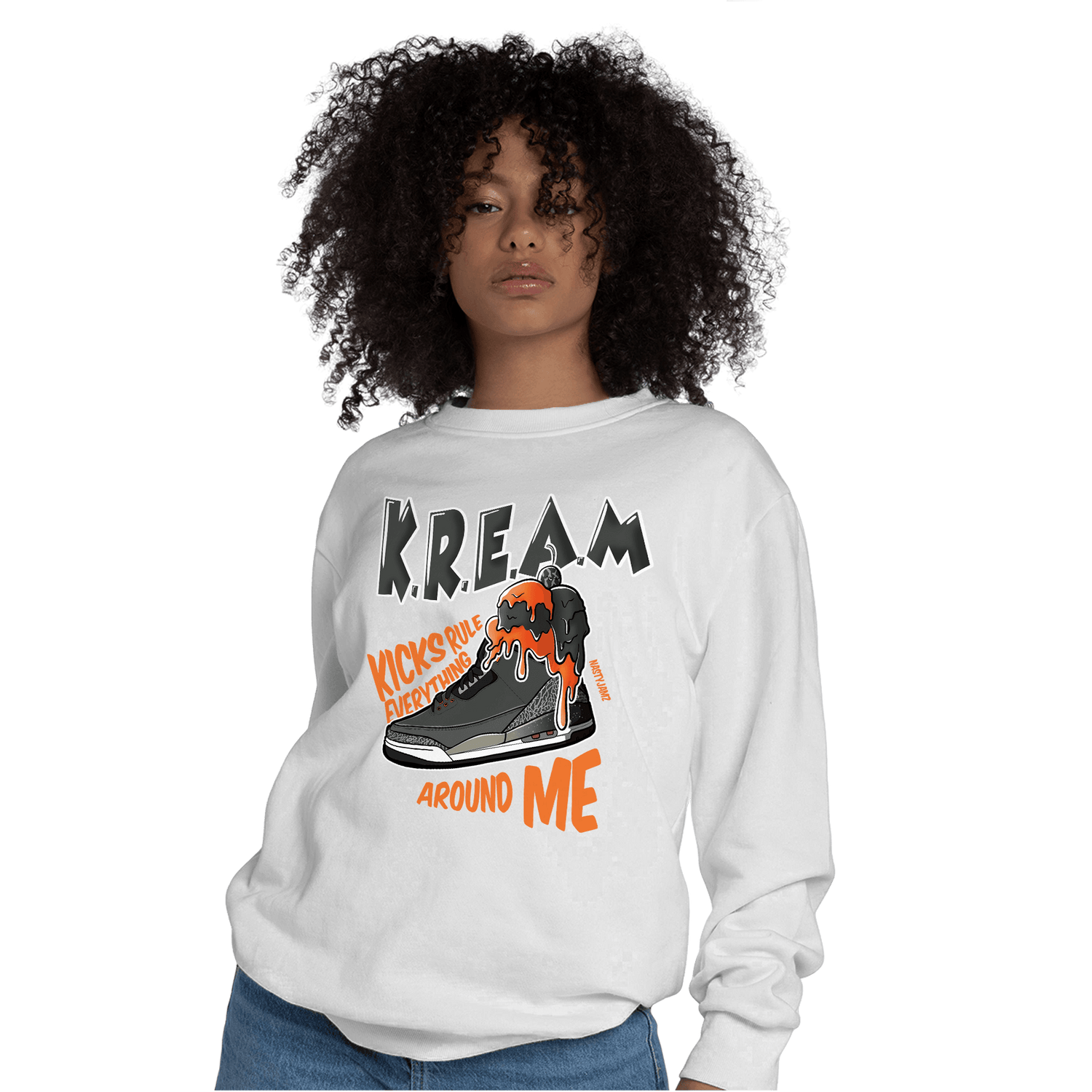 Fear Pack 3s Sweatshirt Match Kream Sneaker - NastyJamz