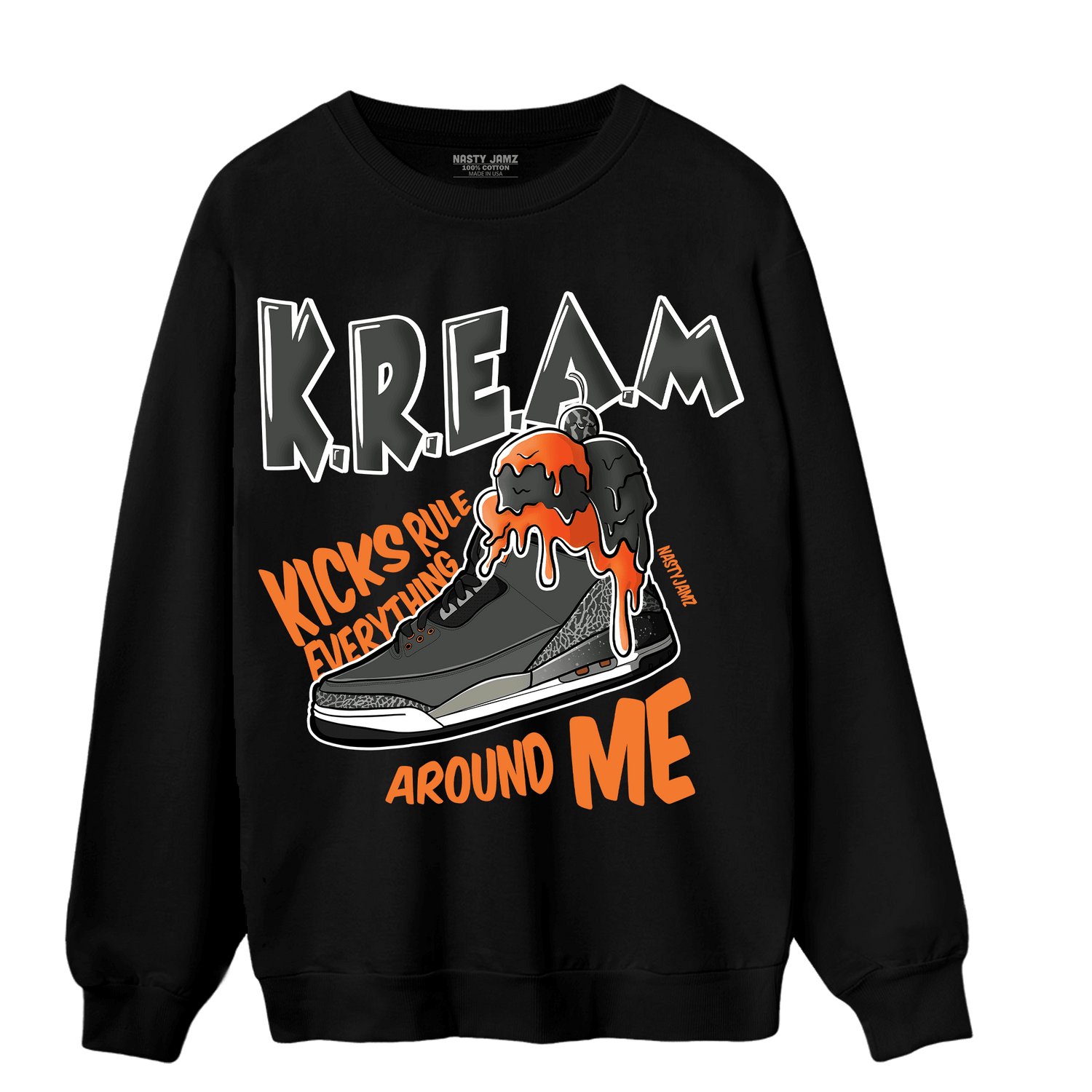 Fear Pack 3s Sweatshirt Match Kream Sneaker - NastyJamz