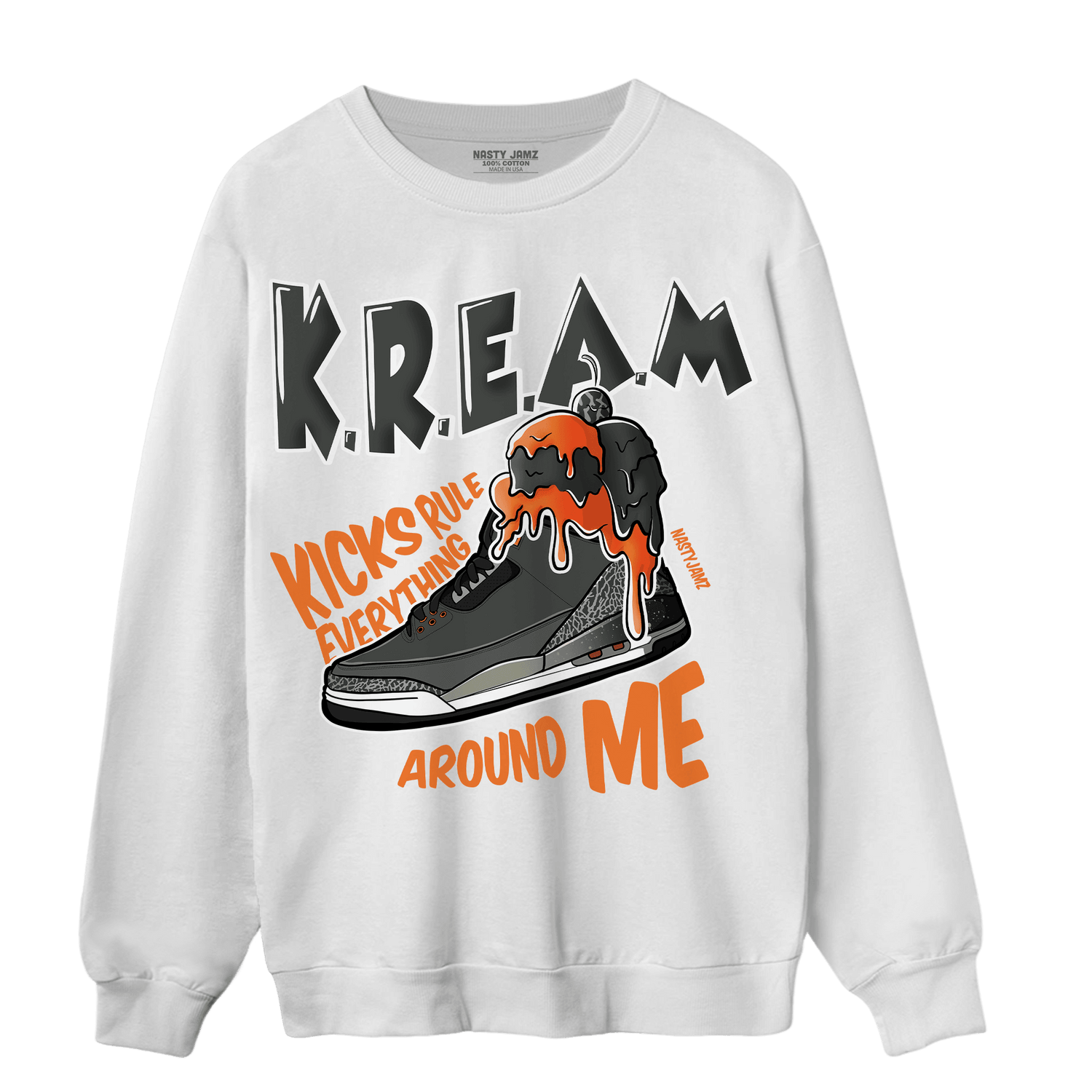Fear Pack 3s Sweatshirt Match Kream Sneaker - NastyJamz