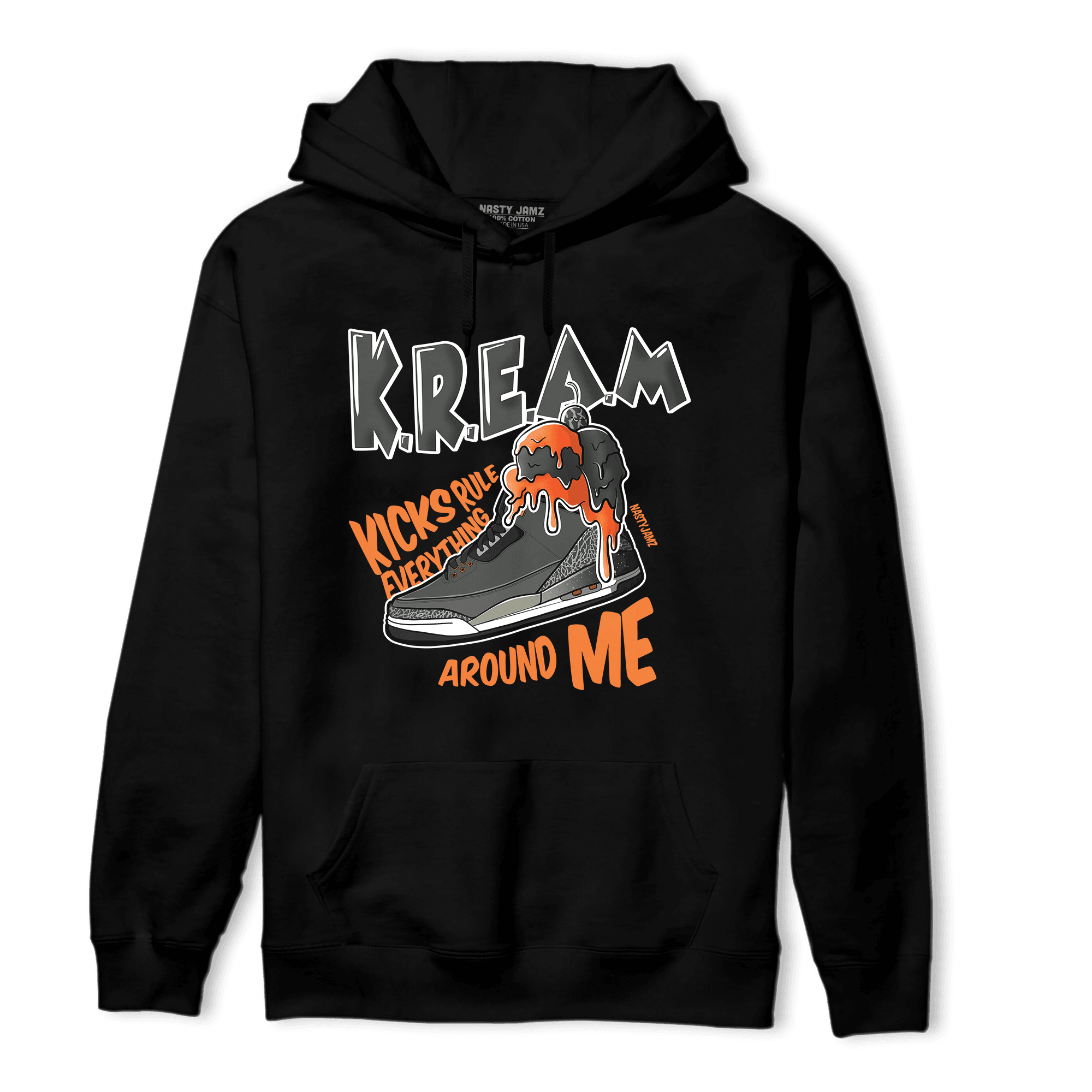 Fear Pack 3s Hoodie Match Kream Sneaker - NastyJamz