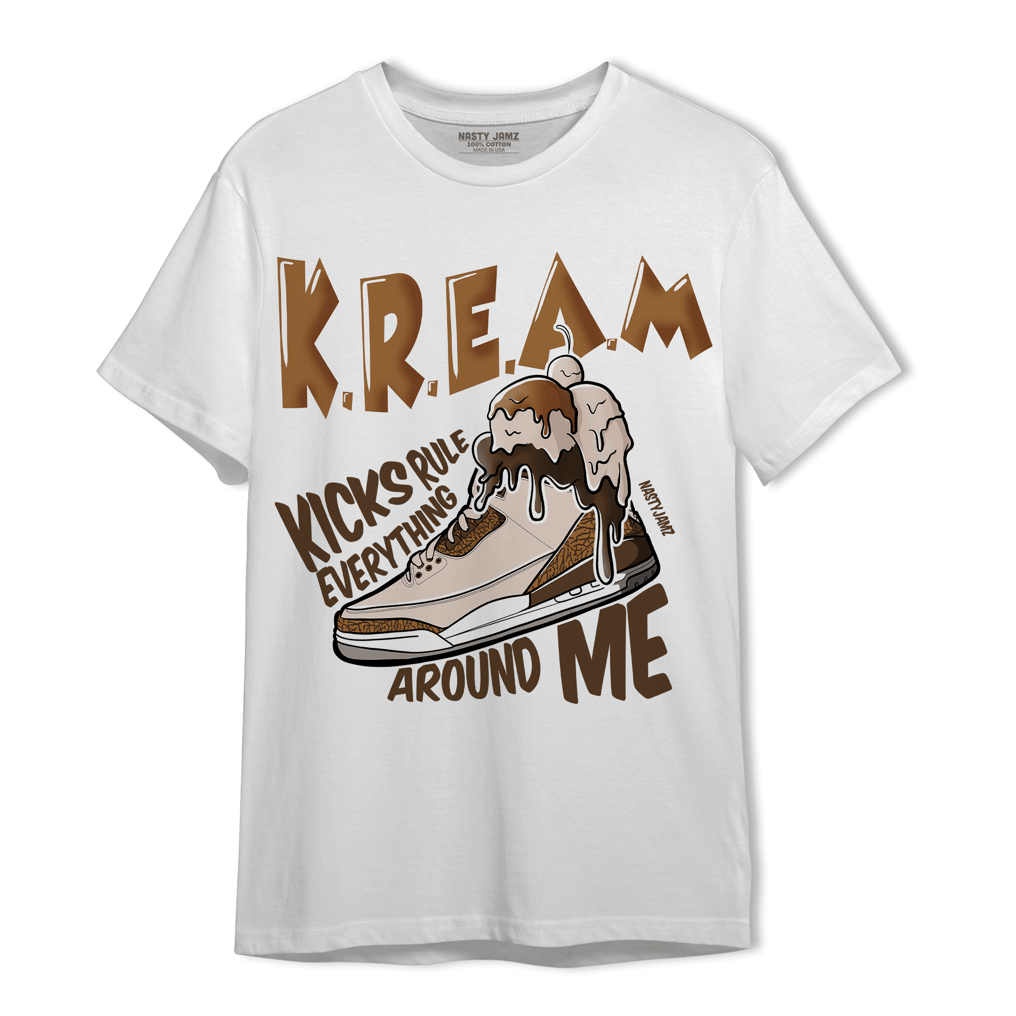 Palomino 3s T Shirt Match Kream Sneaker - NastyJamz