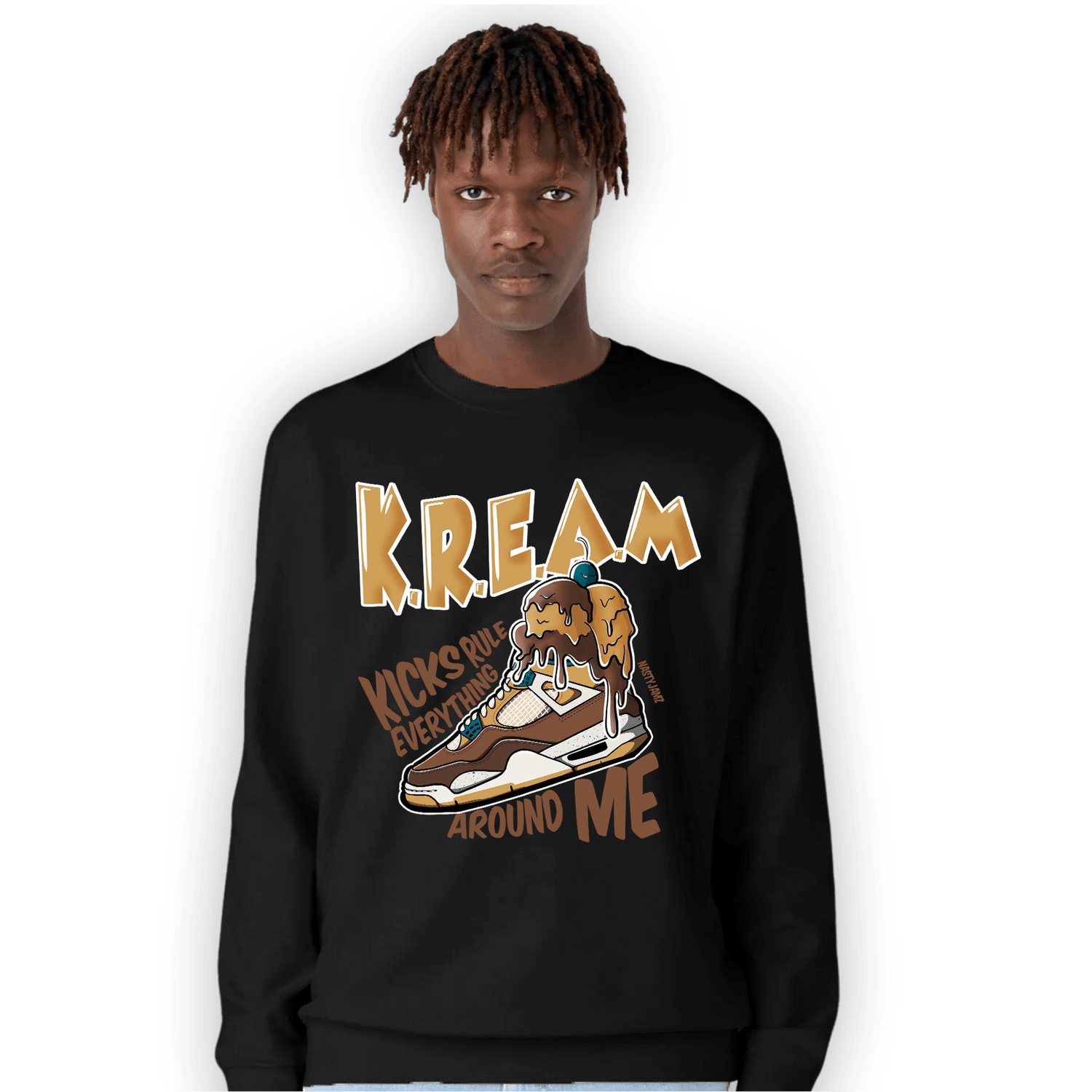 Cacao Wow 4s Sweatshirt Match Kream Sneaker - NastyJamz