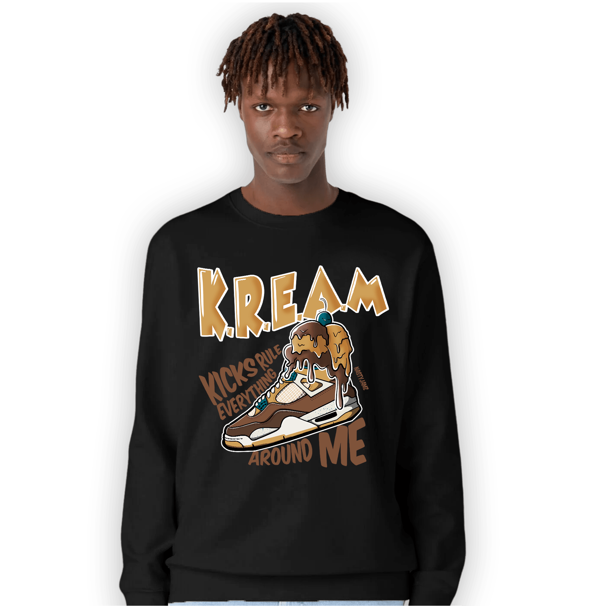 Cacao Wow 4s Sweatshirt Match Kream Sneaker - NastyJamz