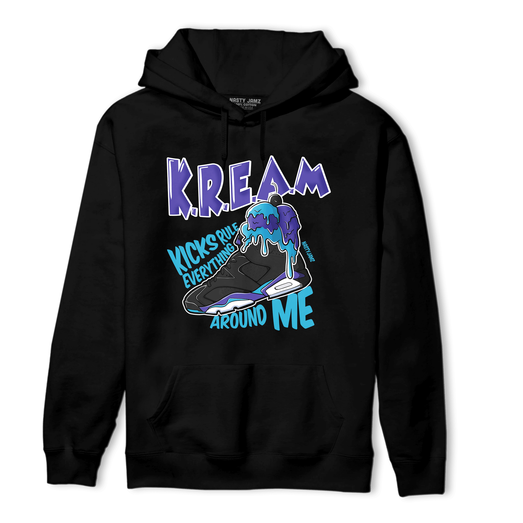 Aqua 6s Hoodie Match Kream Sneaker - NastyJamz
