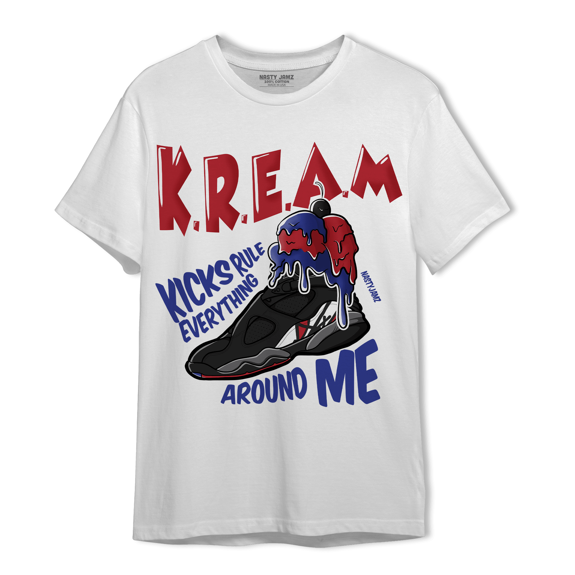 Playoffs 8s T Shirt Match Kream Sneaker - NastyJamz