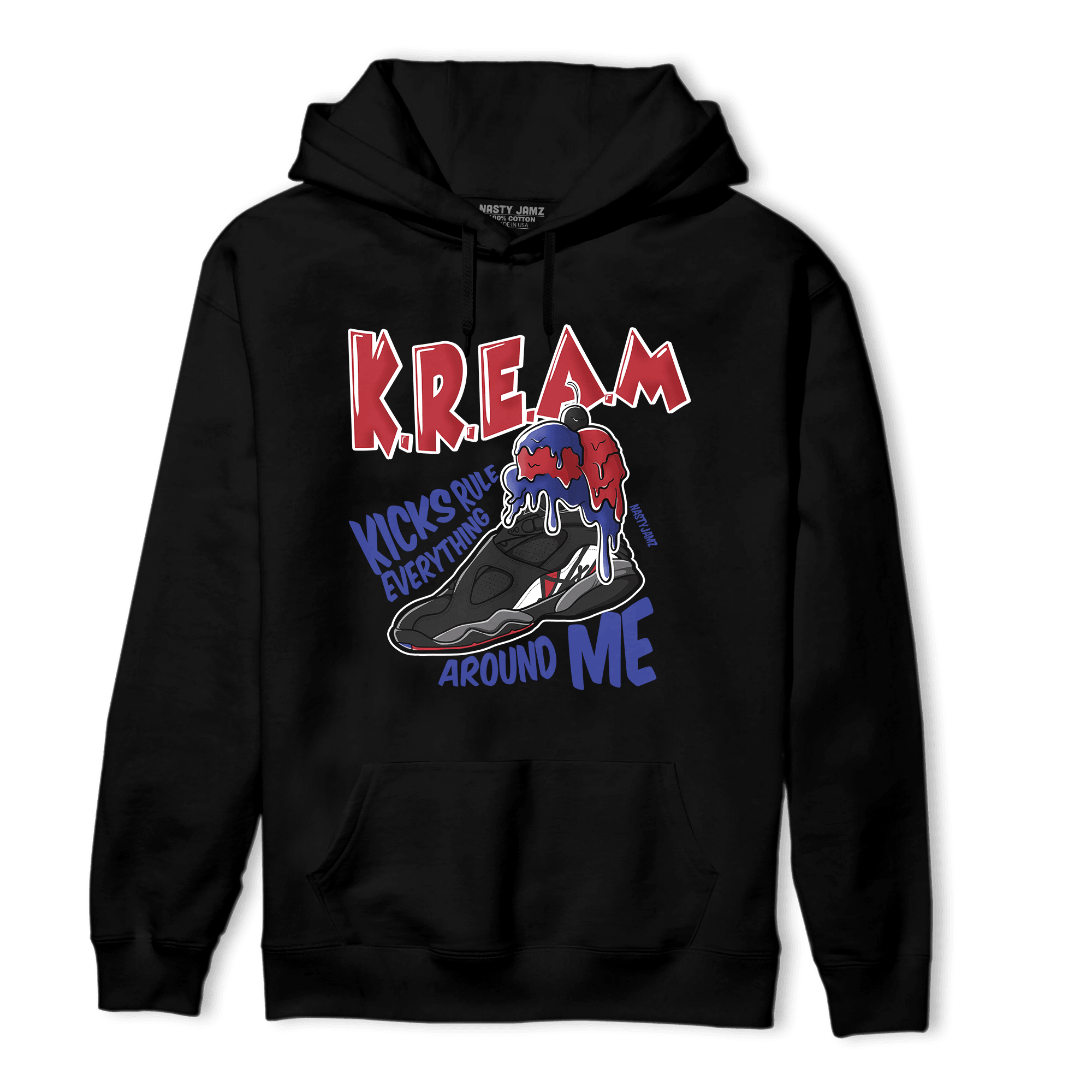 Playoffs 8s Hoodie Match Kream Sneaker - NastyJamz