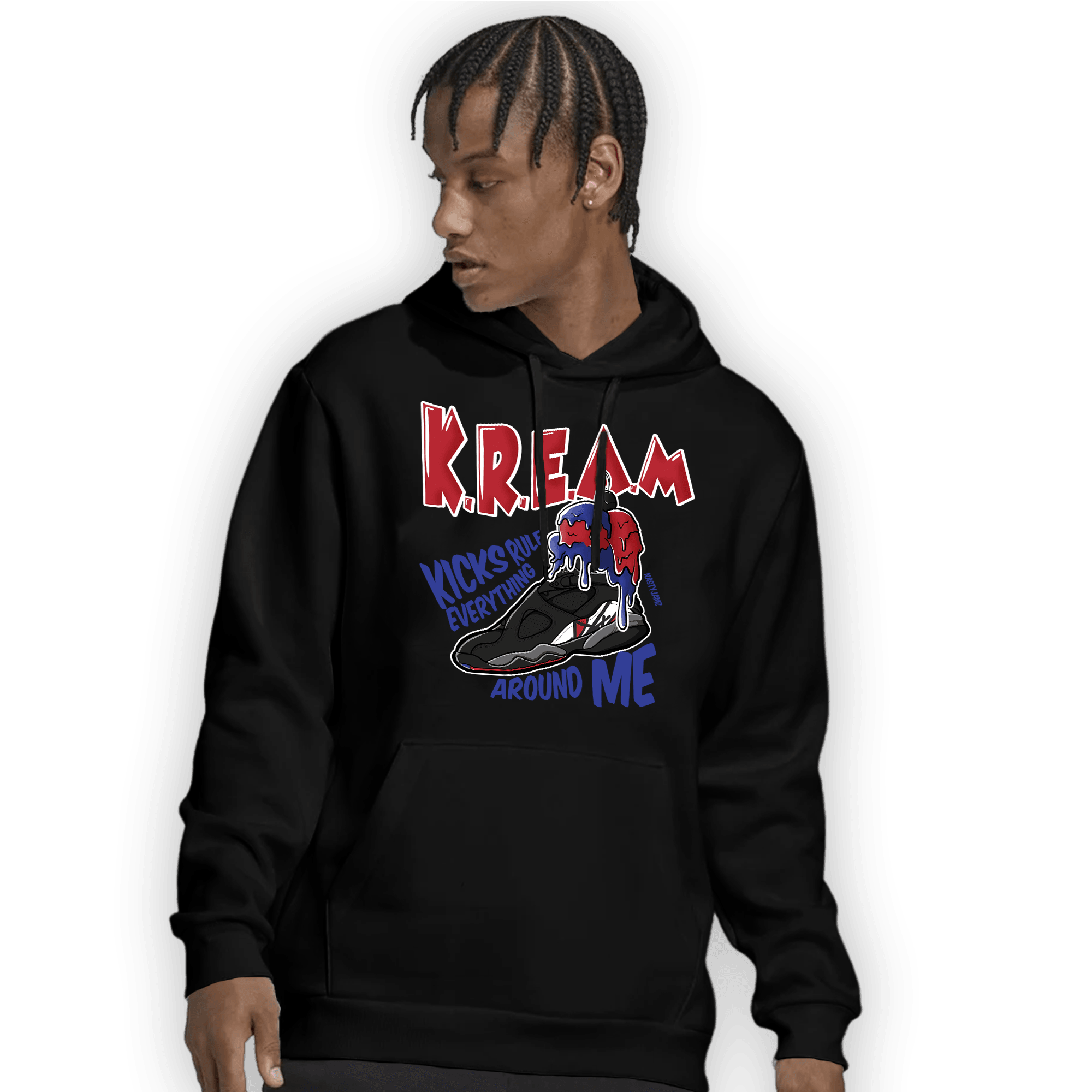 Playoffs 8s Hoodie Match Kream Sneaker - NastyJamz