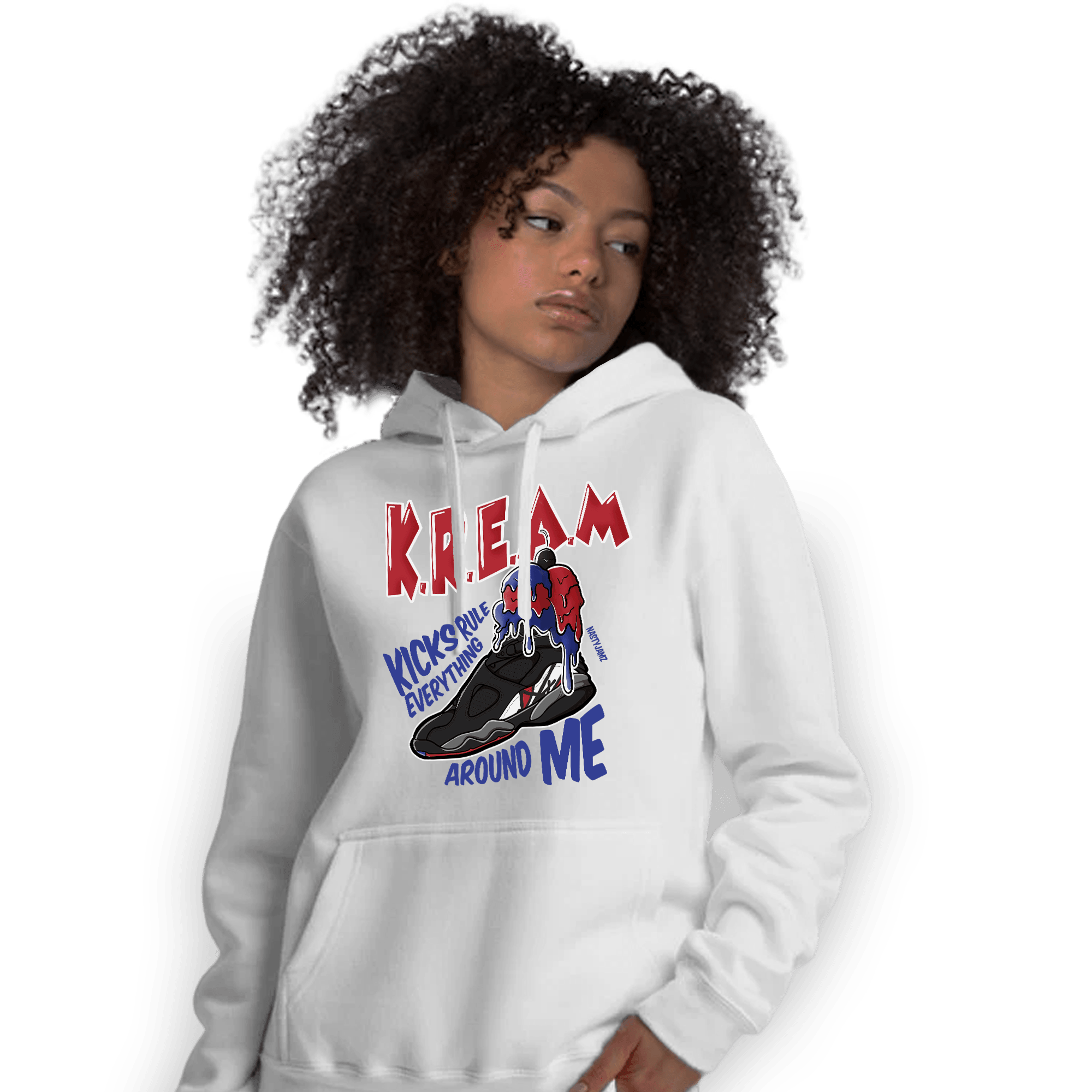 Playoffs 8s Hoodie Match Kream Sneaker - NastyJamz