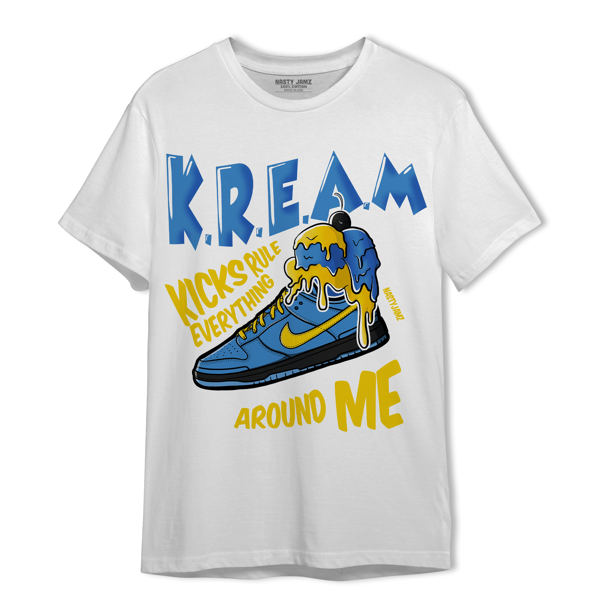 SB Dunk Bubbles T Shirt Match Kream Sneaker - NastyJamz