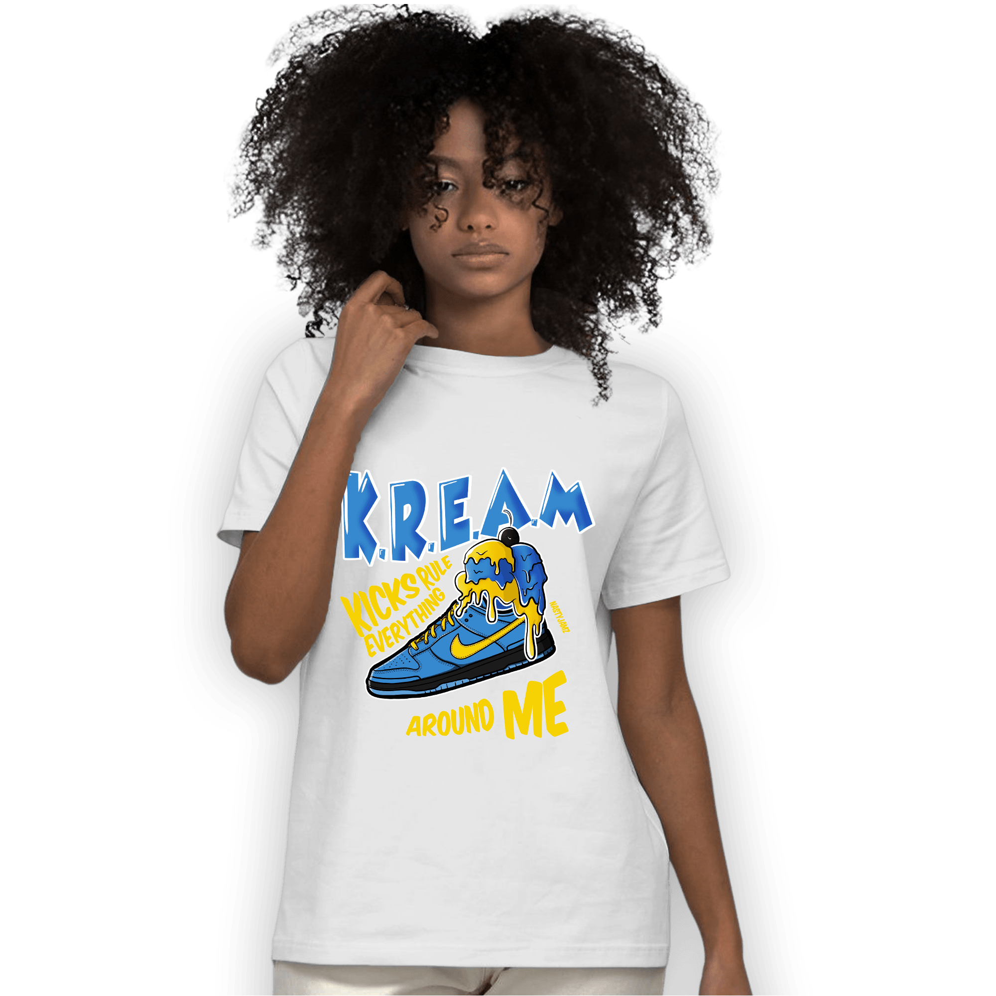 SB Dunk Bubbles T Shirt Match Kream Sneaker - NastyJamz