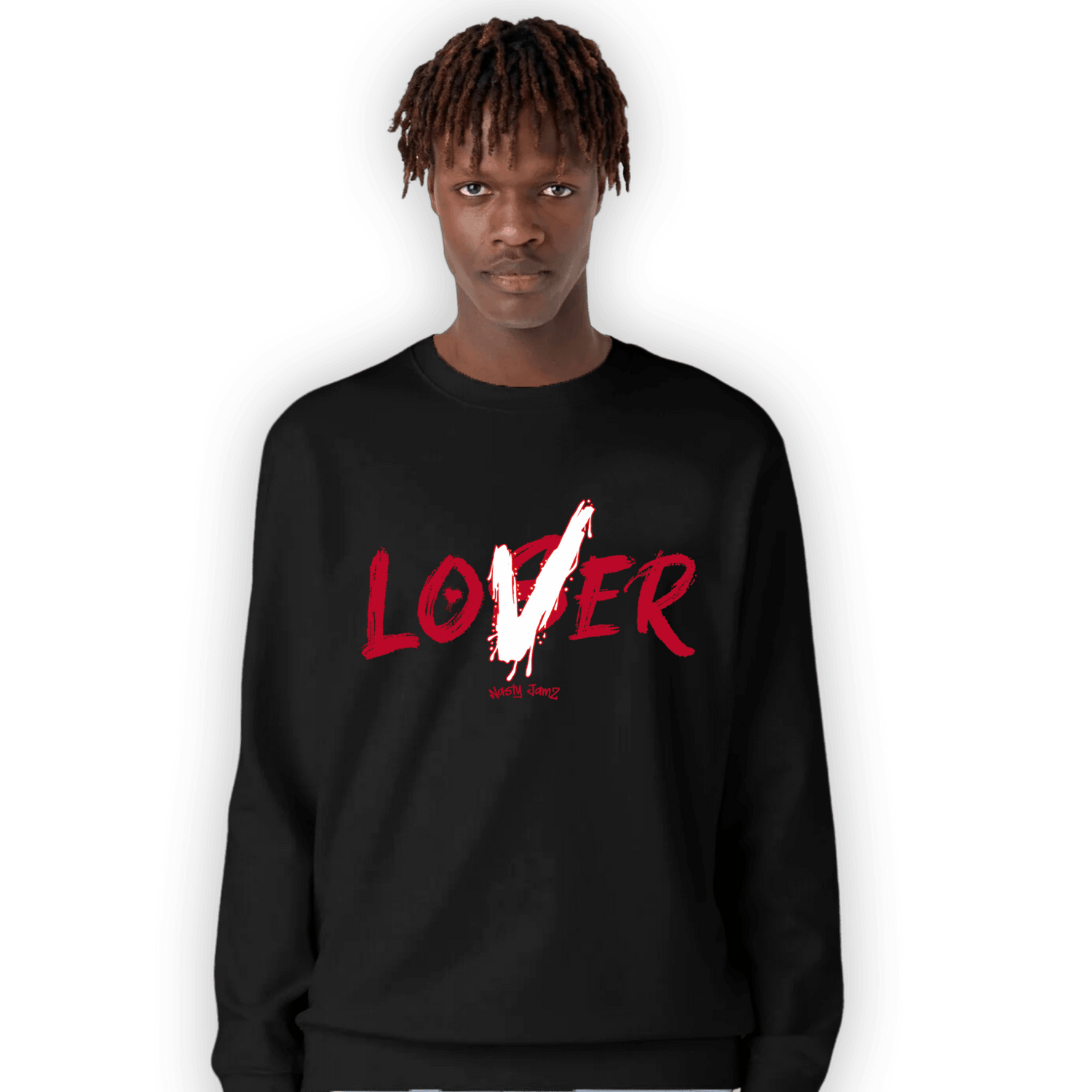 Cherry 11s Sweatshirt Match Loser Lover - NastyJamz
