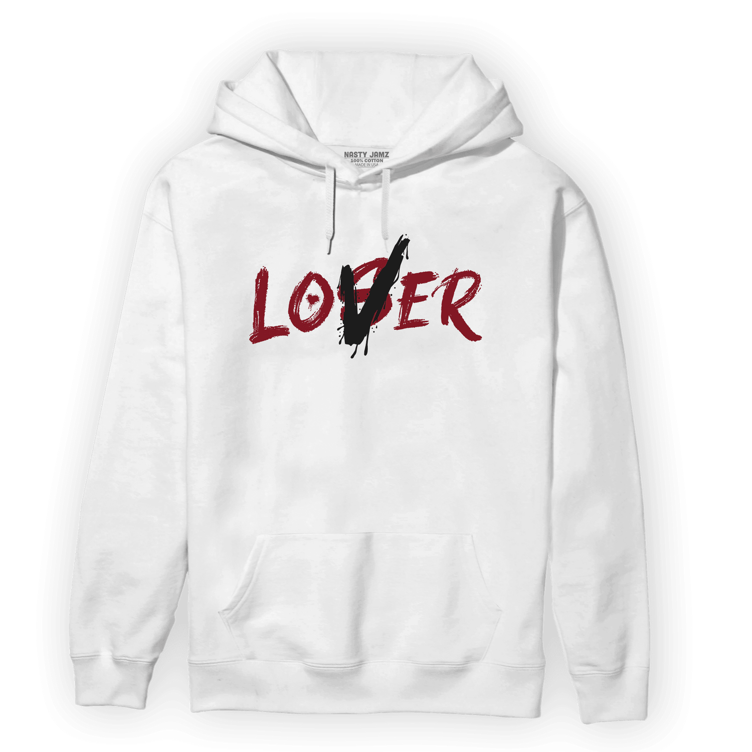 Cherry 12s Hoodie Match Loser Lover - NastyJamz