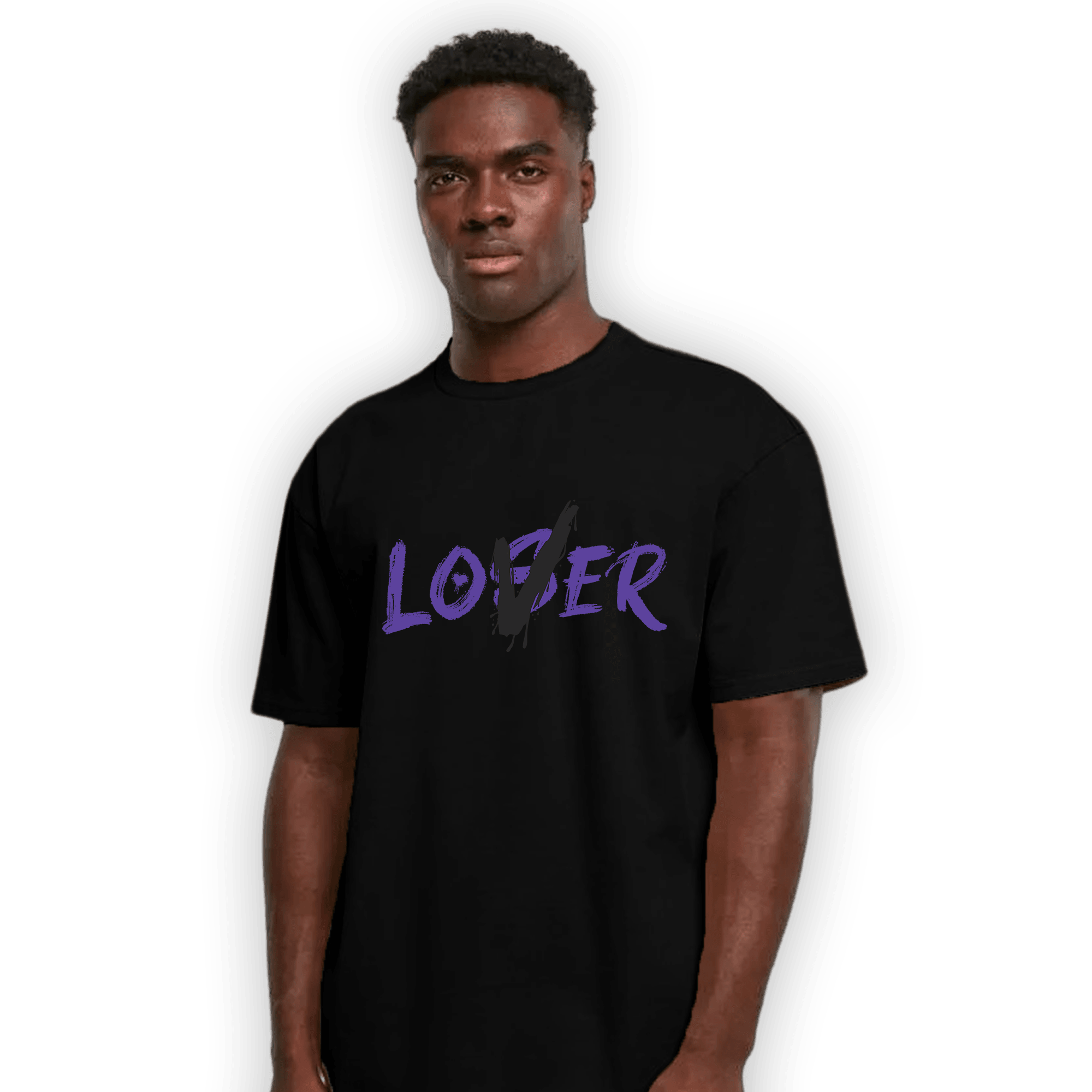 Field Purple 12s T Shirt Match Loser Lover - NastyJamz
