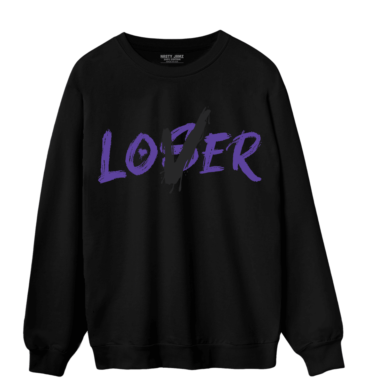 Field Purple 12s Sweatshirt Match Loser Lover - NastyJamz