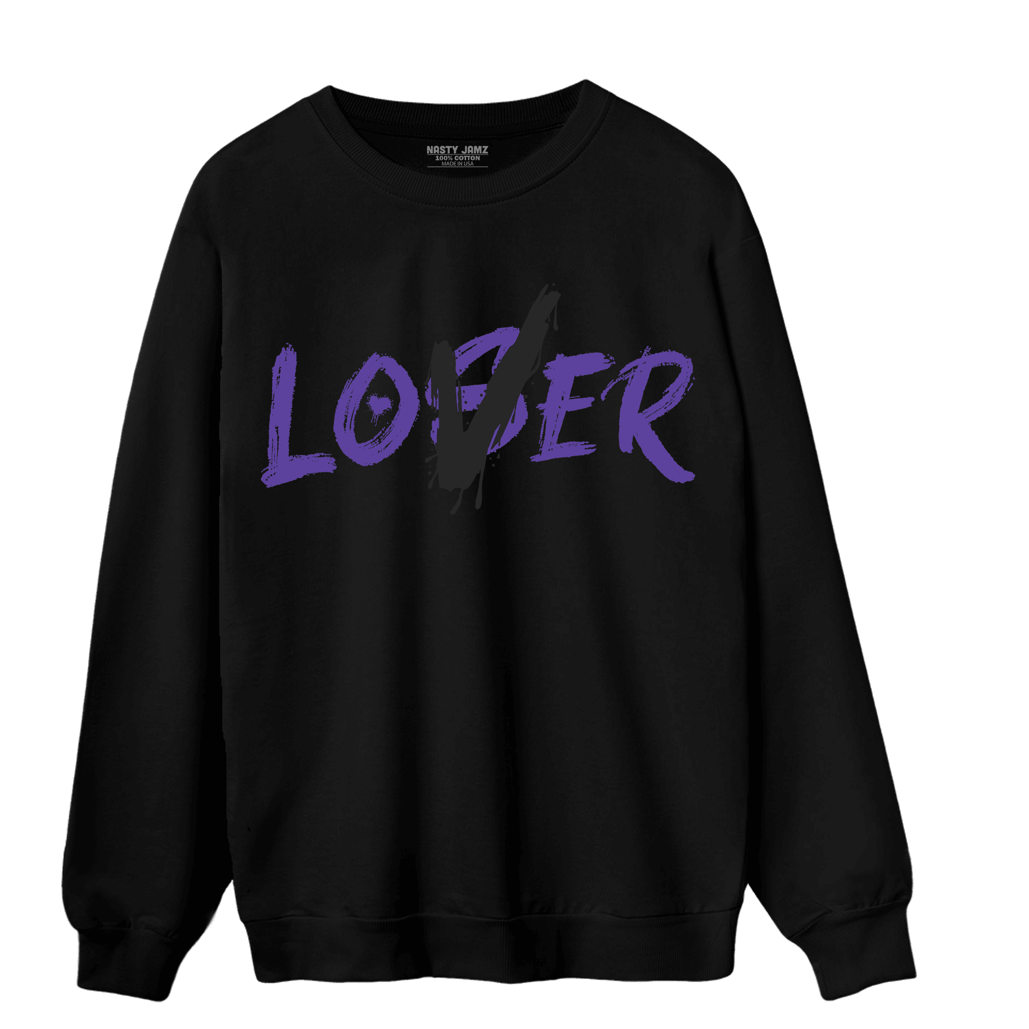Field Purple 12s Sweatshirt Match Loser Lover - NastyJamz