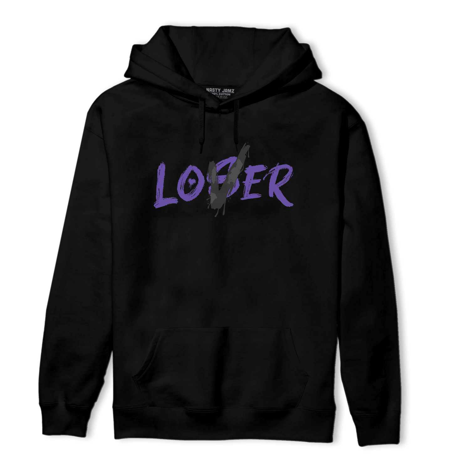 Field Purple 12s Hoodie Match Loser Lover - NastyJamz