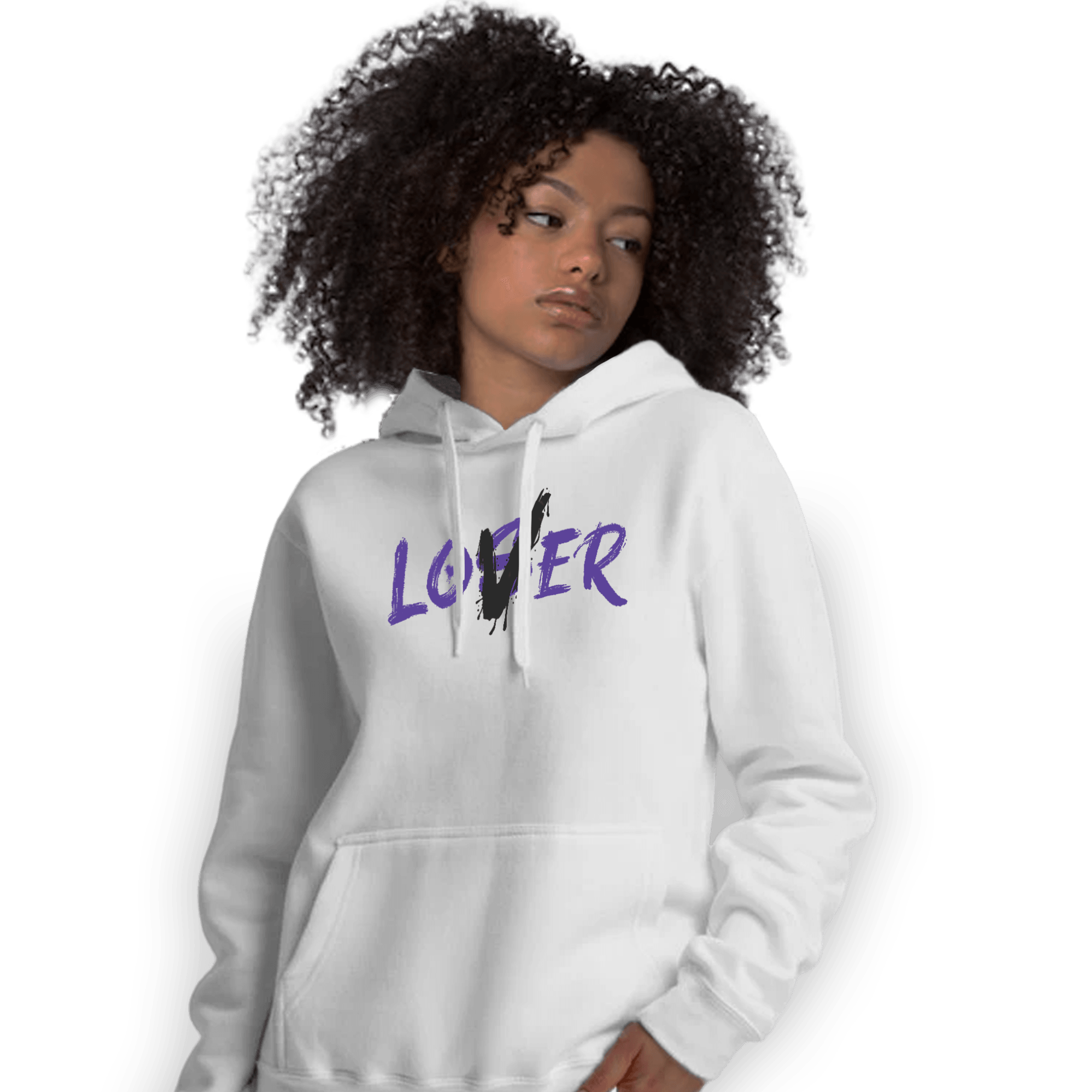 Field Purple 12s Hoodie Match Loser Lover - NastyJamz