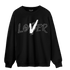Black White 14s Sweatshirt Match Loser Lover - NastyJamz