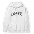 Black White 14s Hoodie Match Loser Lover - NastyJamz