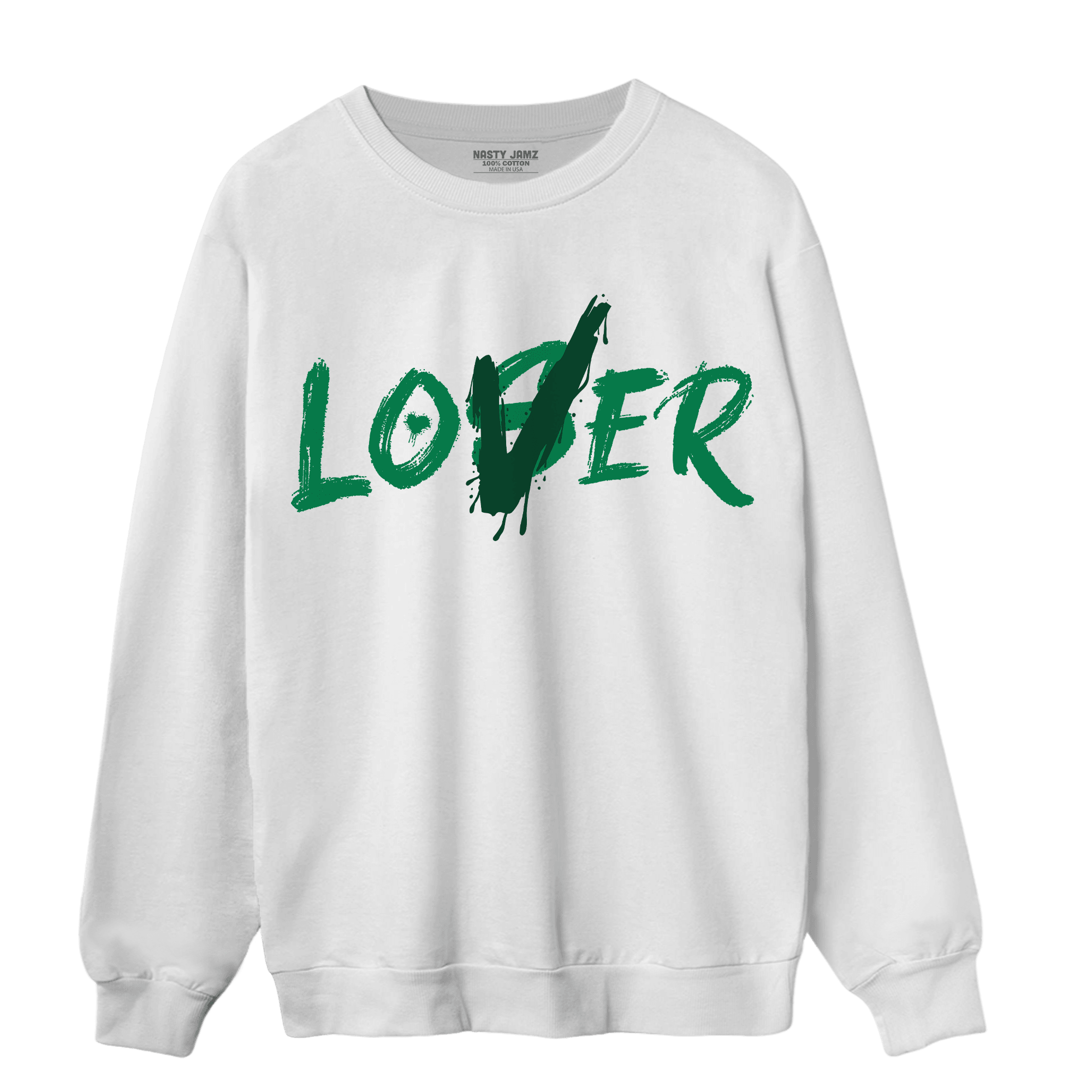 Celtic Lucky Green 1s Sweatshirt Match Loser Lover - NastyJamz