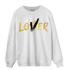 Mid SE Black Gold 1s Sweatshirt Match Loser Lover - NastyJamz