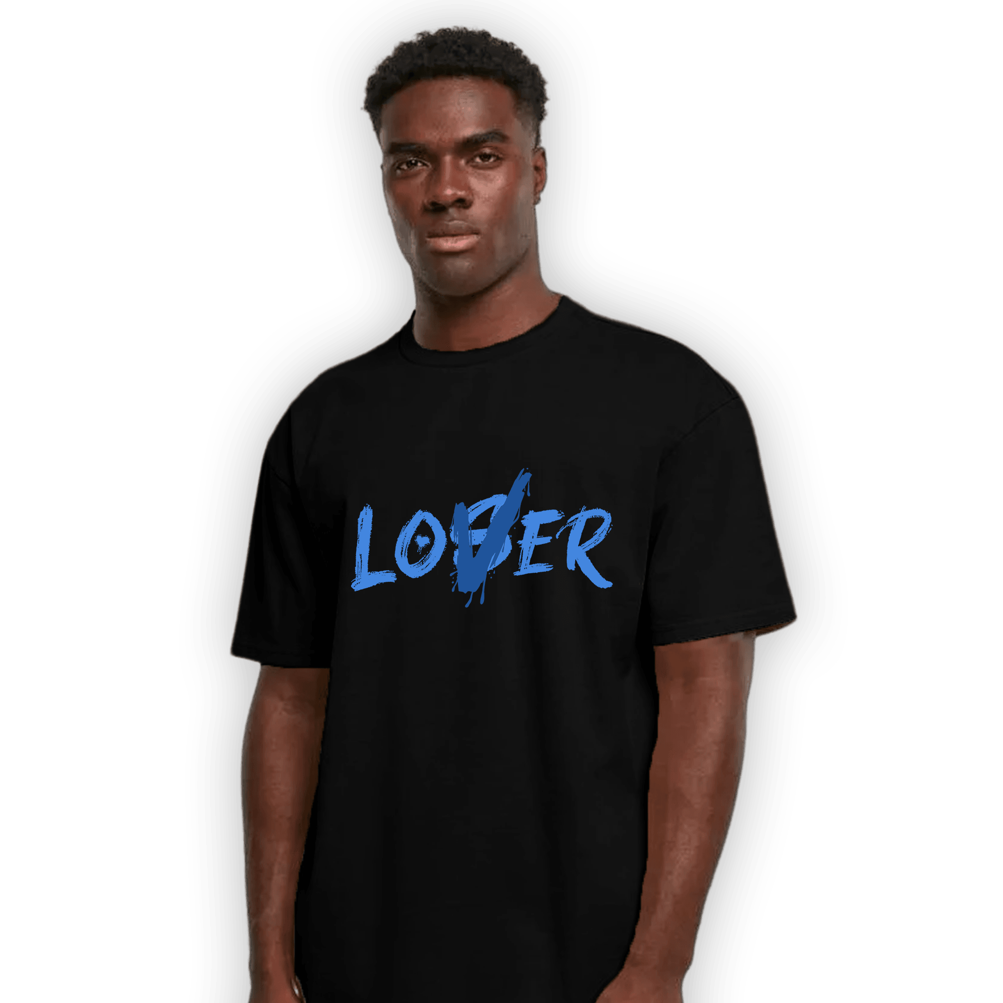 University Blue Toe 1s T Shirt Match Loser Lover - NastyJamz