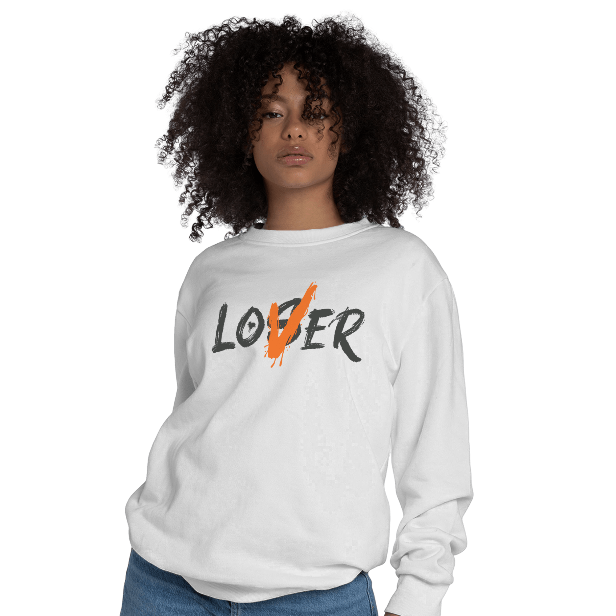 Fear Pack 3s Sweatshirt Match Loser Lover - NastyJamz