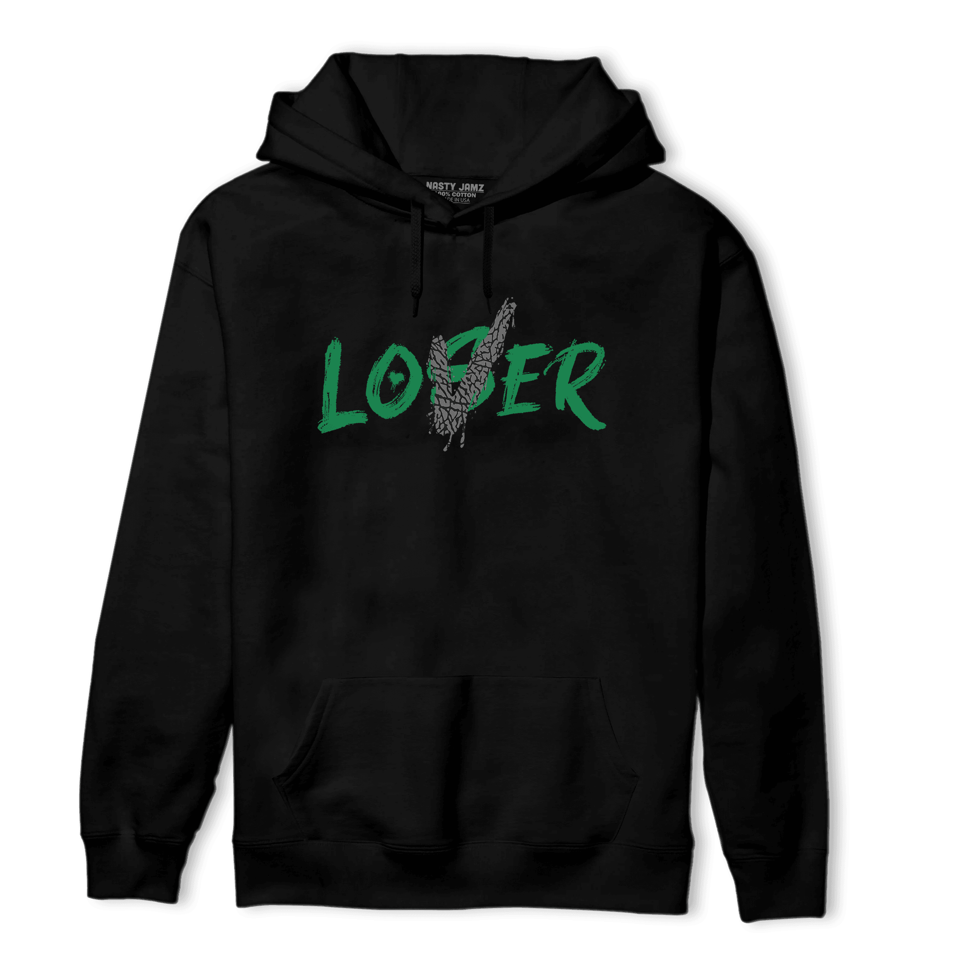 Lucky Green 3s Hoodie Match Loser Lover - NastyJamz