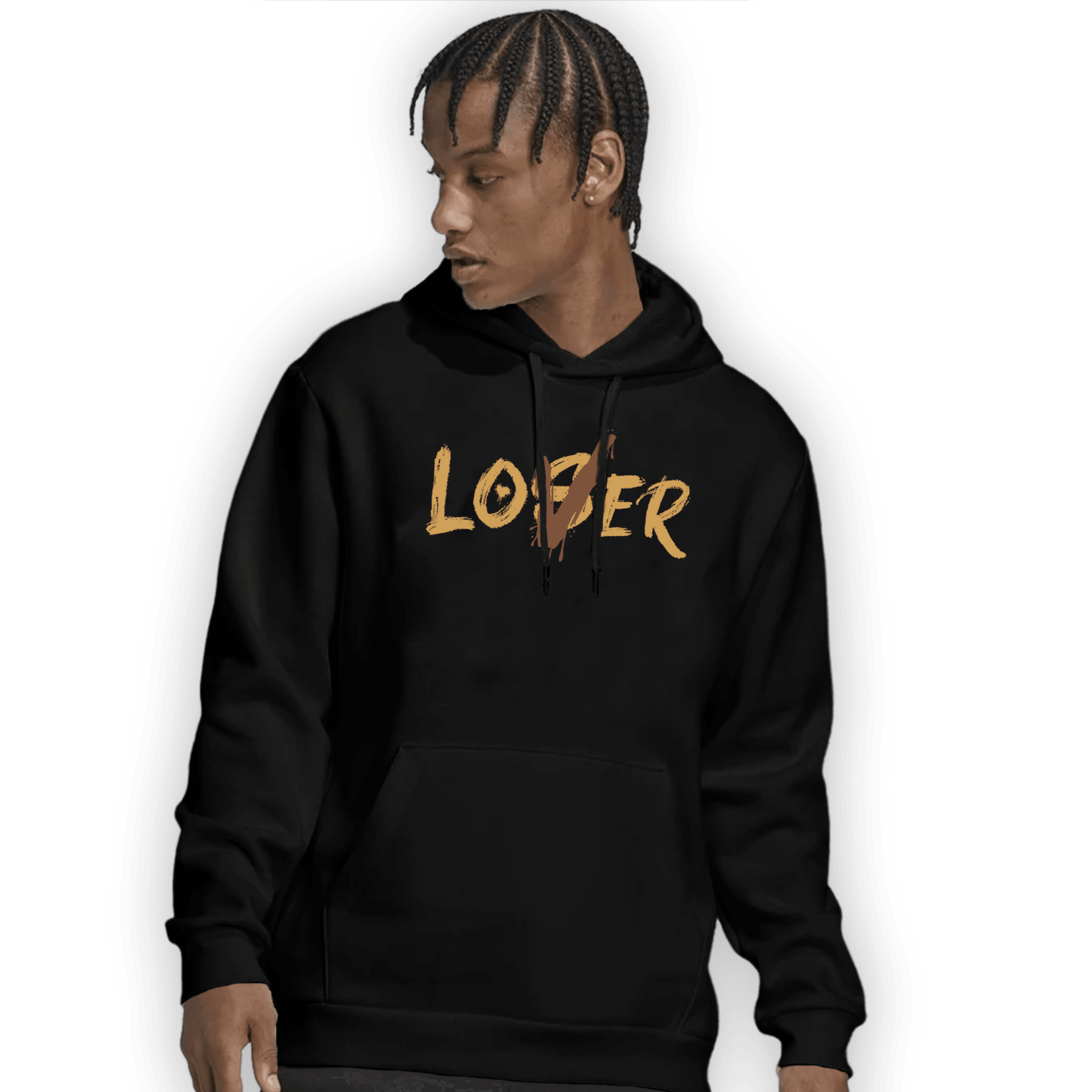 Cacao Wow 4s Hoodie Match Loser Lover - NastyJamz