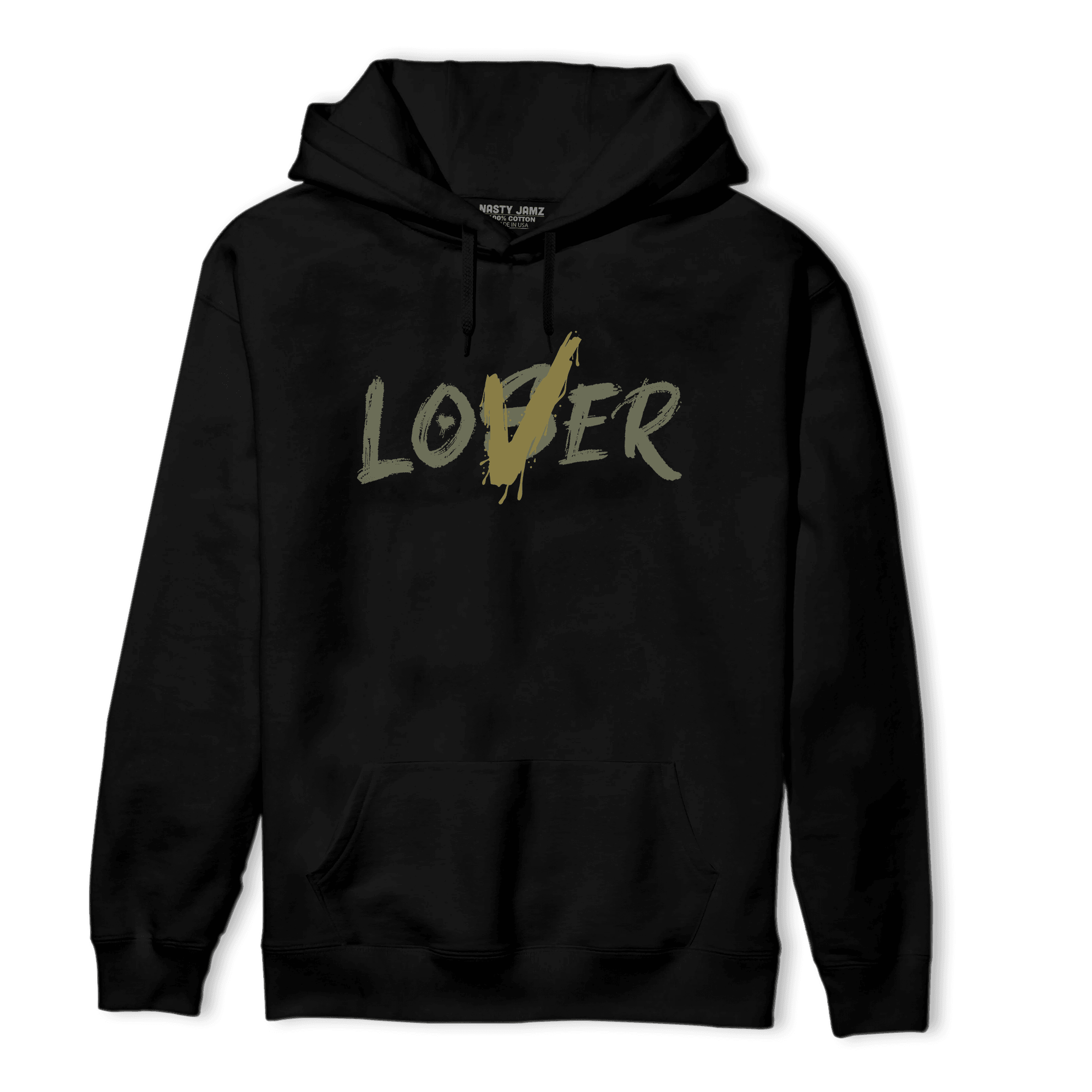SE Craft Medium Olive 4s Hoodie Match Loser Lover - NastyJamz