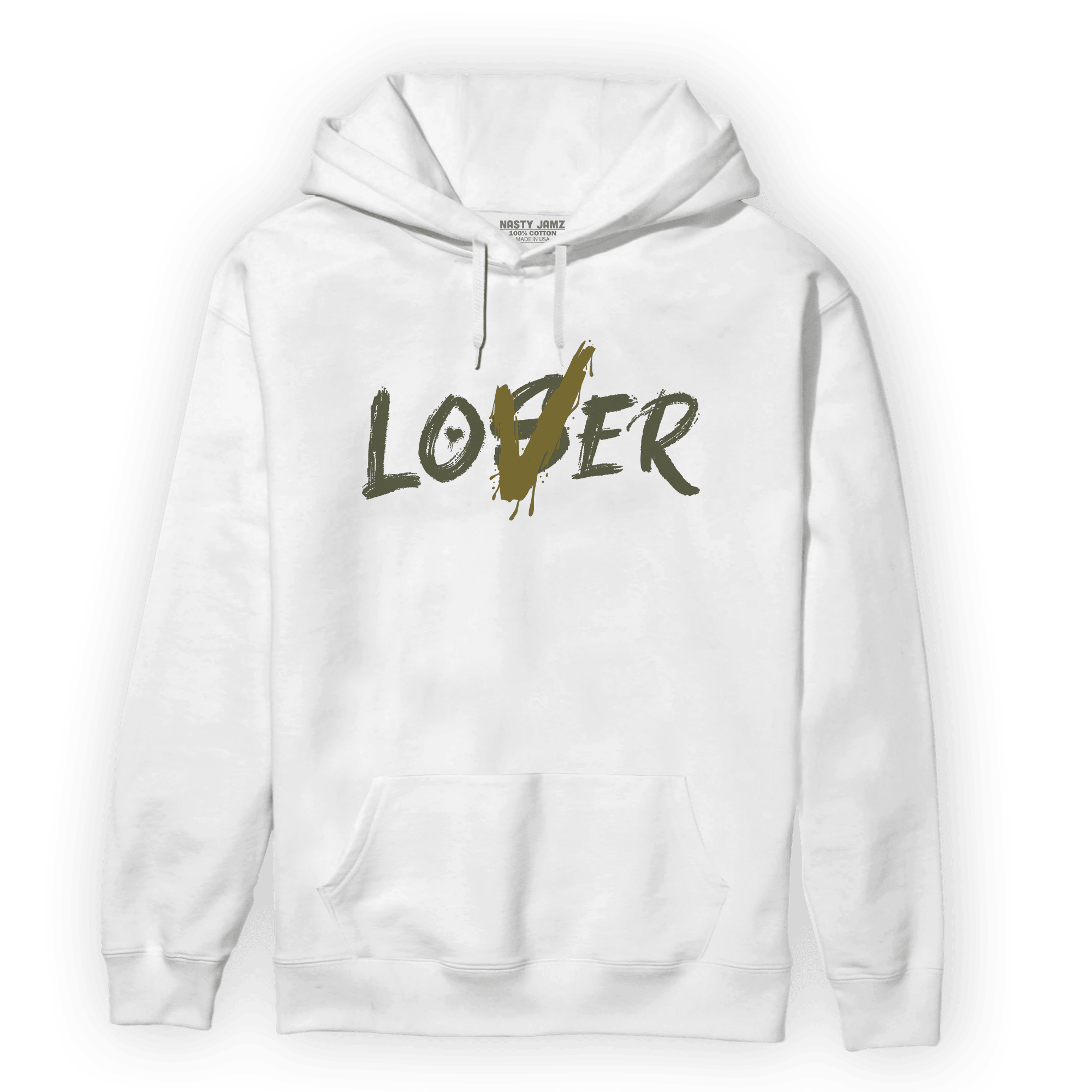 SE Craft Medium Olive 4s Hoodie Match Loser Lover - NastyJamz