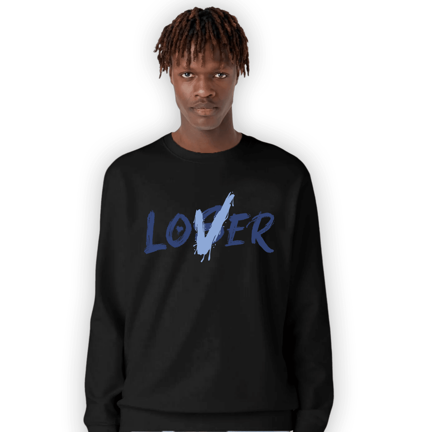 Midnight Navy 5s Sweatshirt Match Loser Lover - NastyJamz