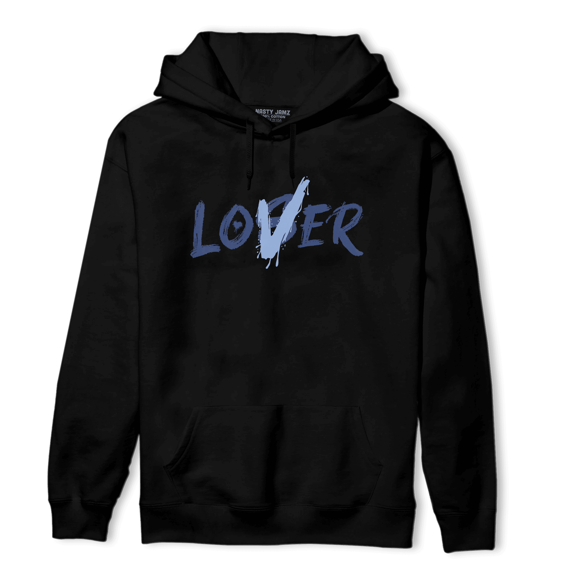 Midnight Navy 5s Hoodie Match Loser Lover - NastyJamz