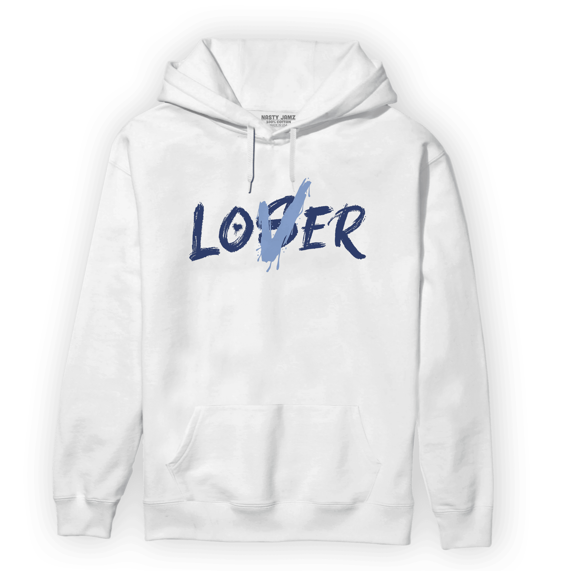 Midnight Navy 5s Hoodie Match Loser Lover - NastyJamz