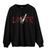 Plaid 5s Sweatshirt Match Loser Lover - NastyJamz