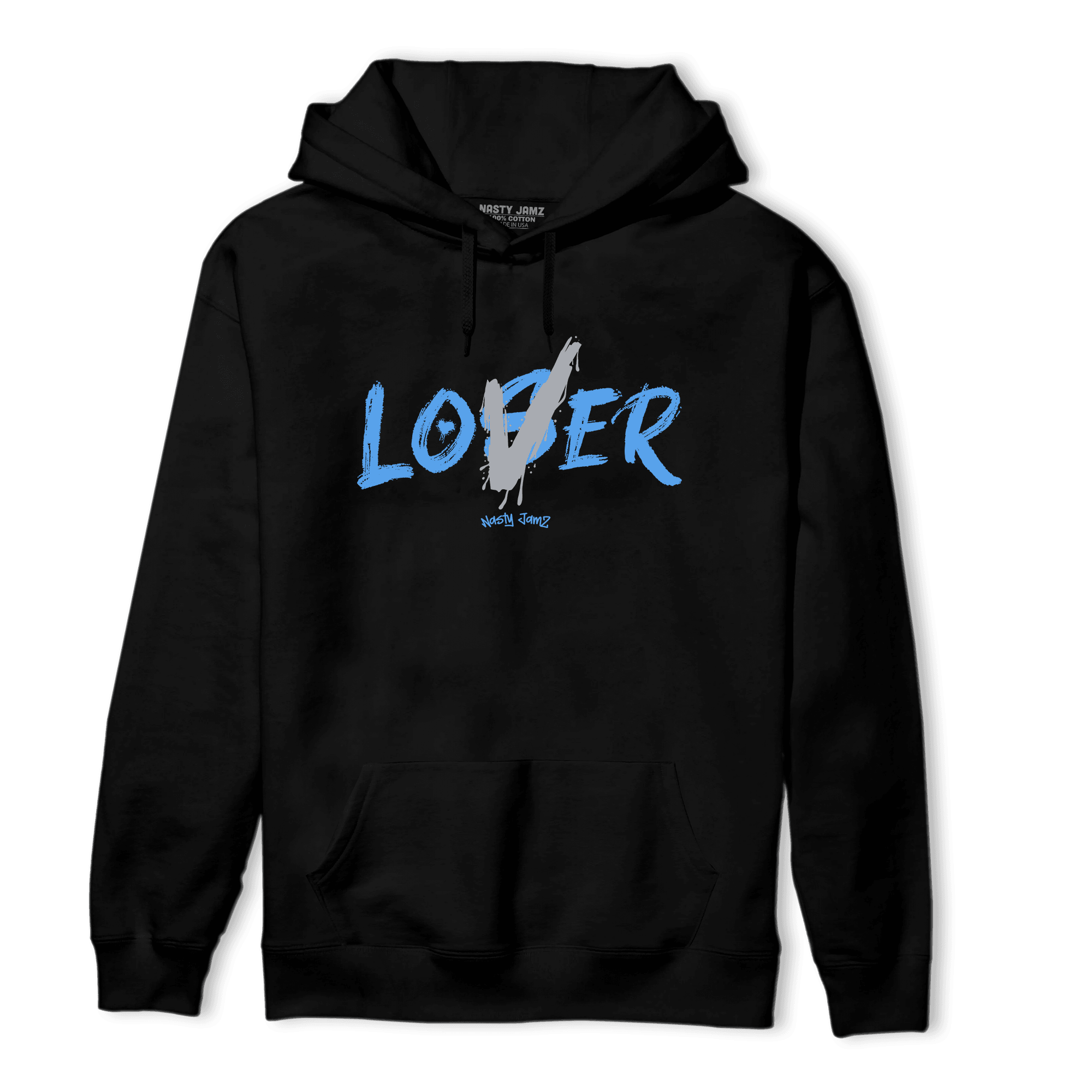 University Blue 5s Hoodie Match Loser Lover - NastyJamz