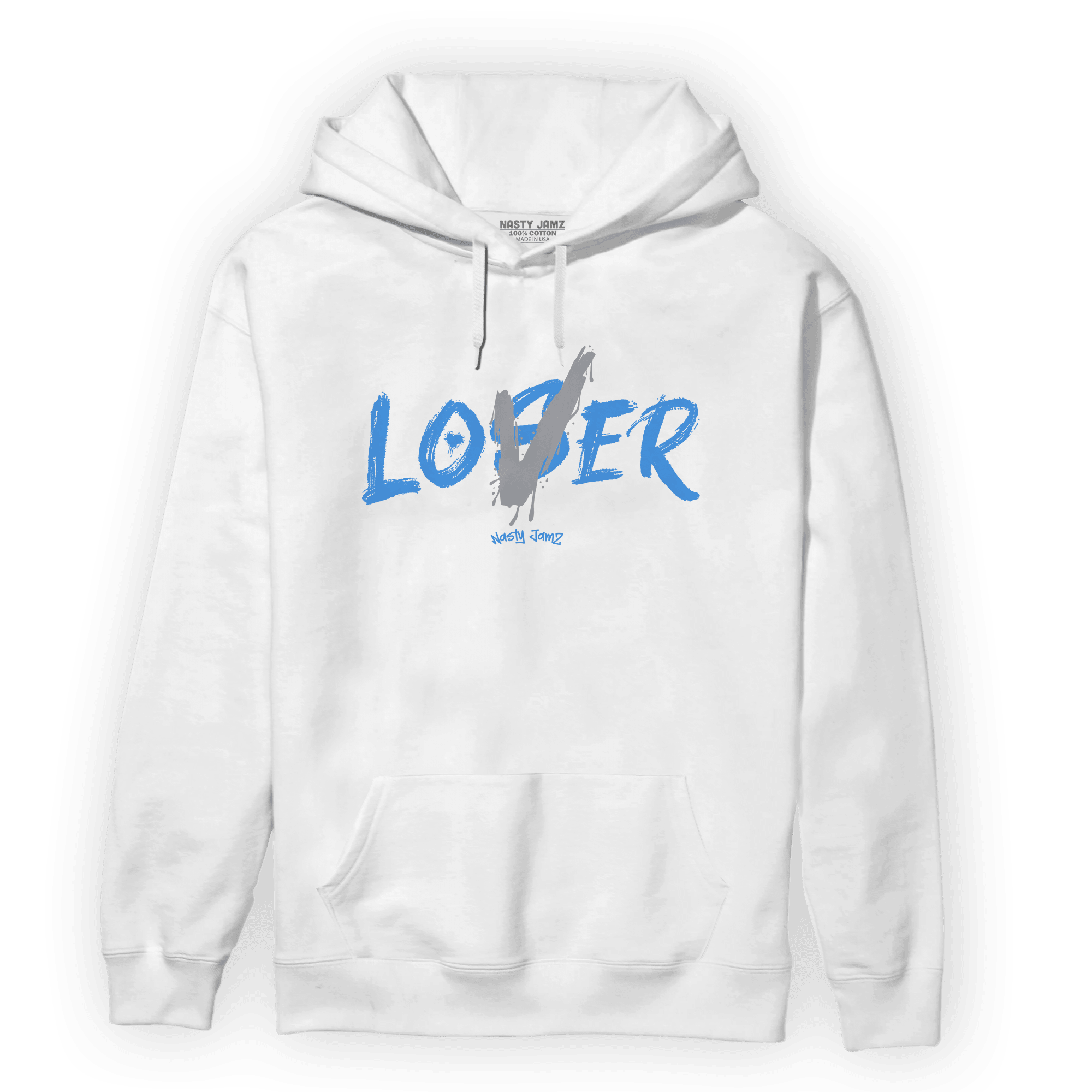 University Blue 5s Hoodie Match Loser Lover - NastyJamz
