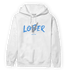 University Blue 5s Hoodie Match Loser Lover - NastyJamz