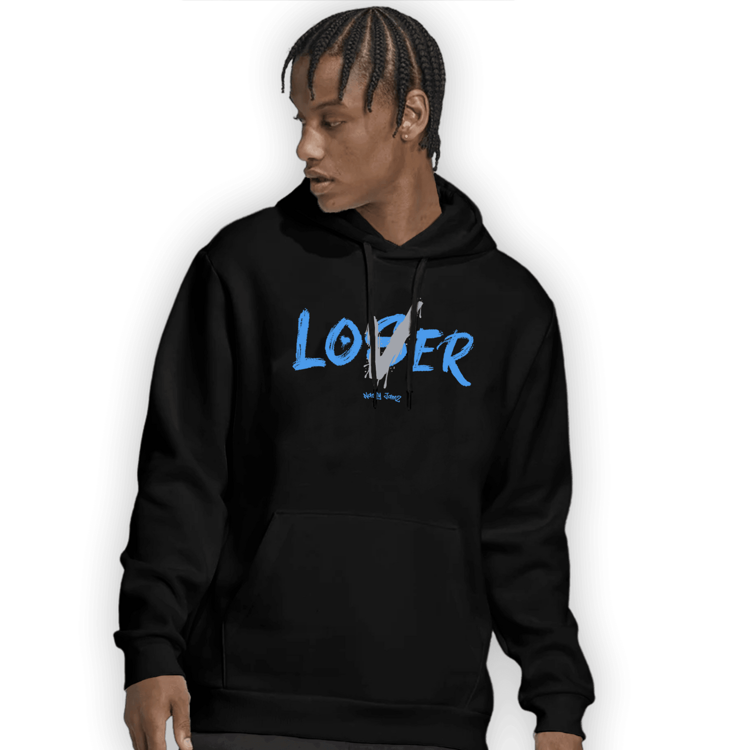 University Blue 5s Hoodie Match Loser Lover - NastyJamz