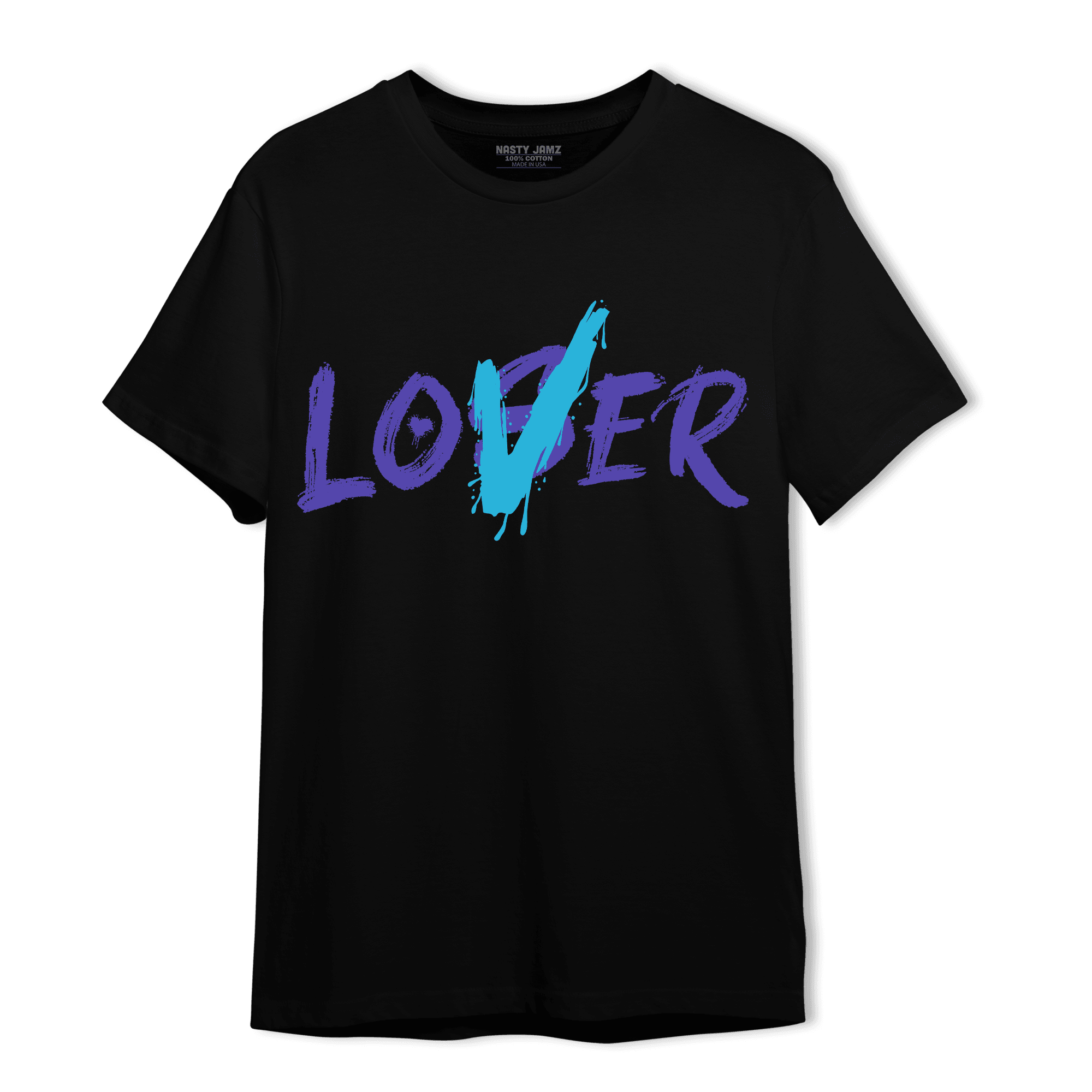 Aqua 6s T Shirt Match Loser Lover - NastyJamz