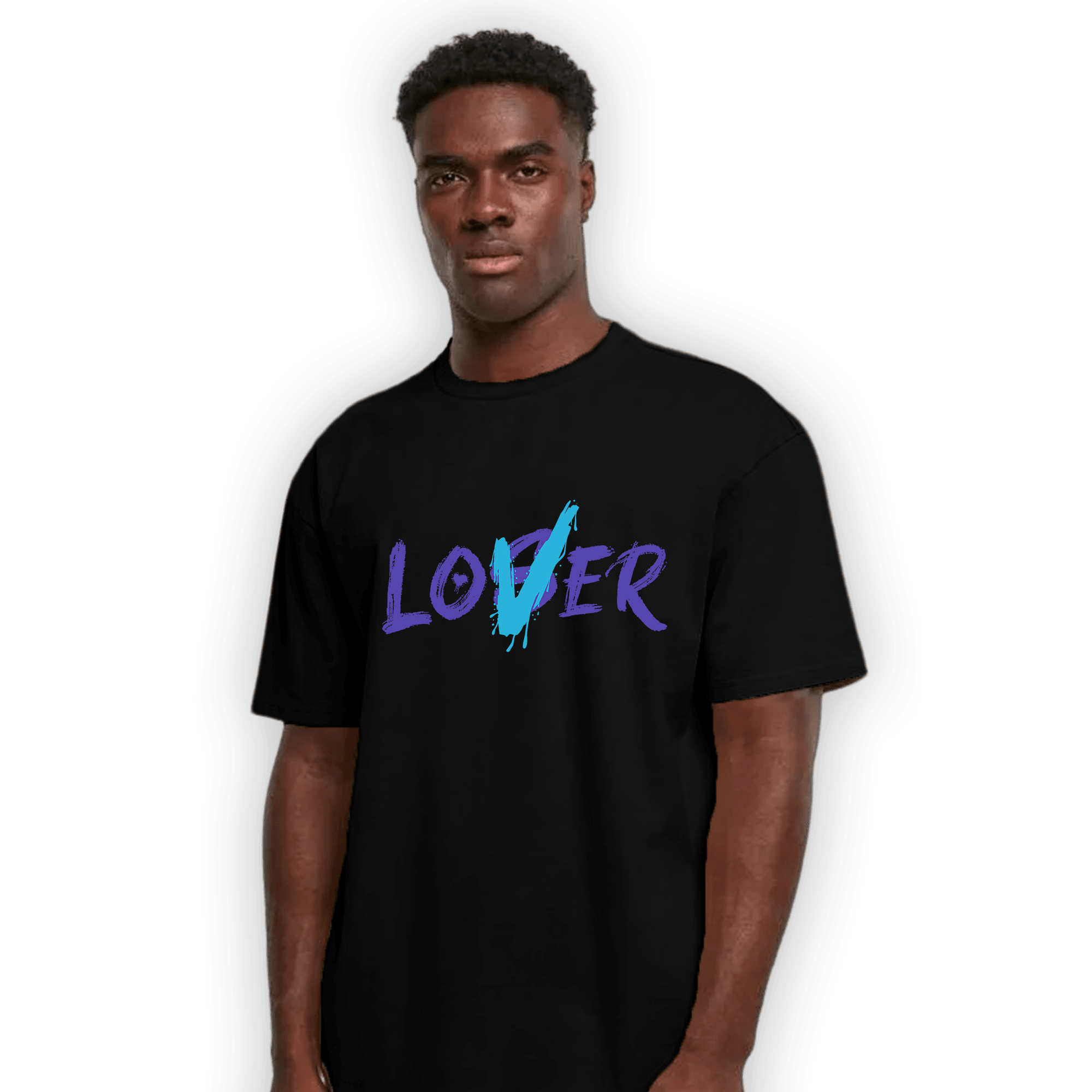 Aqua 6s T Shirt Match Loser Lover - NastyJamz