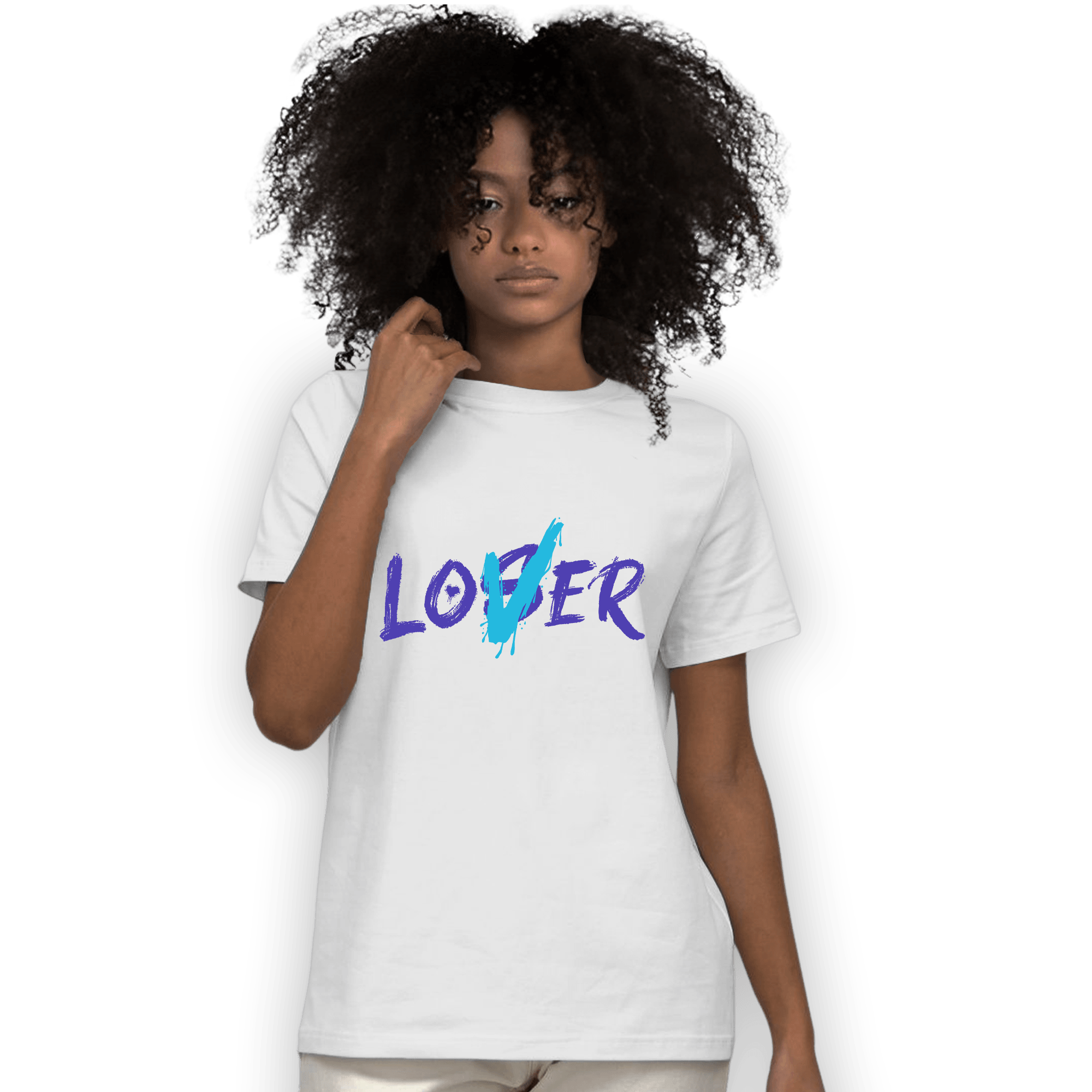 Aqua 6s T Shirt Match Loser Lover - NastyJamz