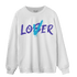 Aqua 6s Sweatshirt Match Loser Lover - NastyJamz