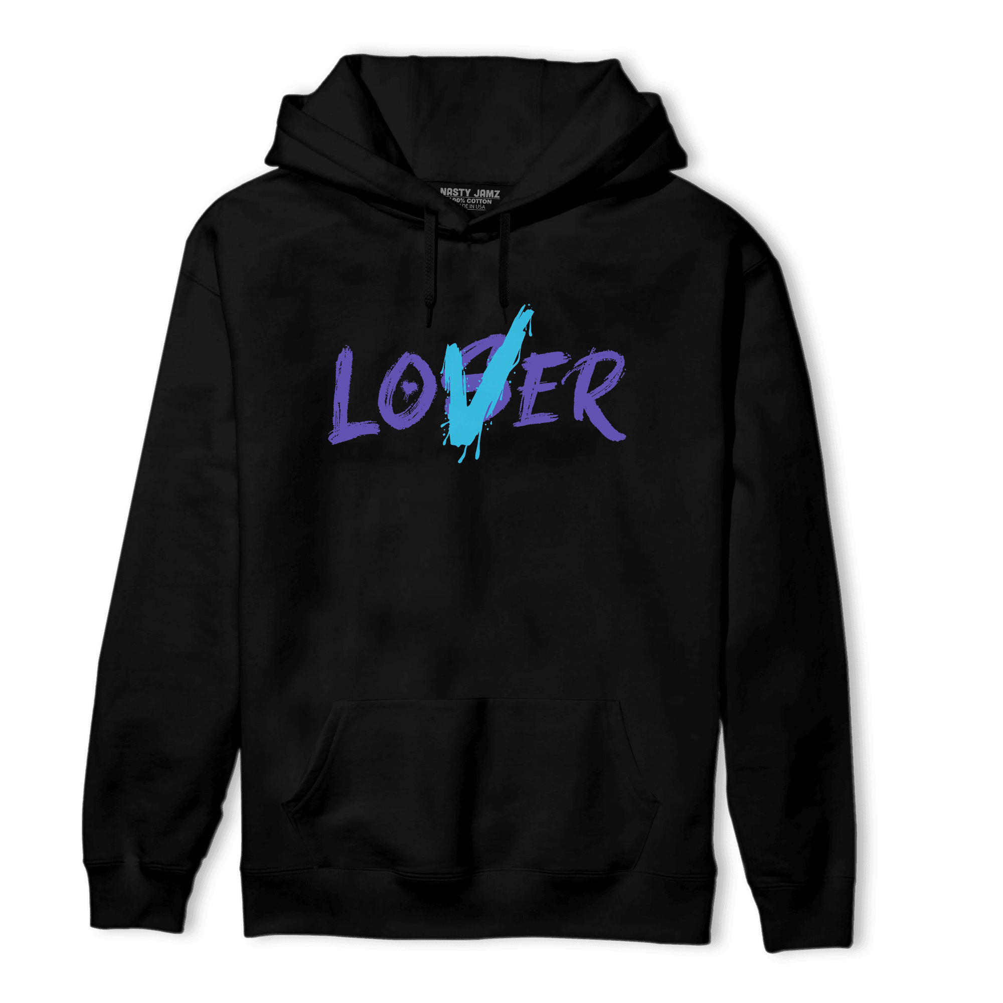 Aqua 6s Hoodie Match Loser Lover - NastyJamz