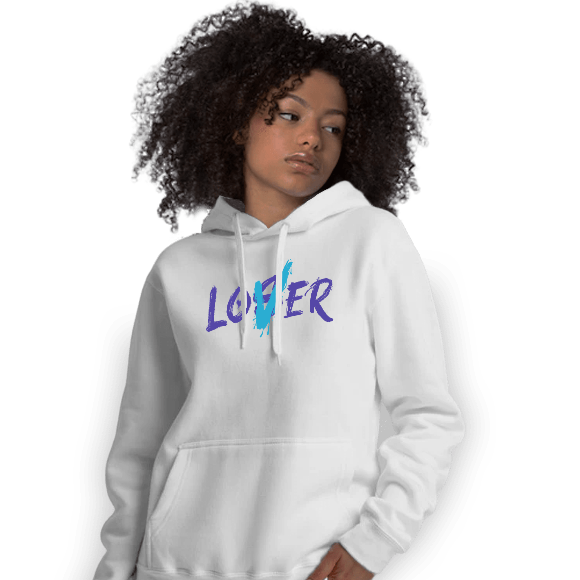 Aqua 6s Hoodie Match Loser Lover - NastyJamz
