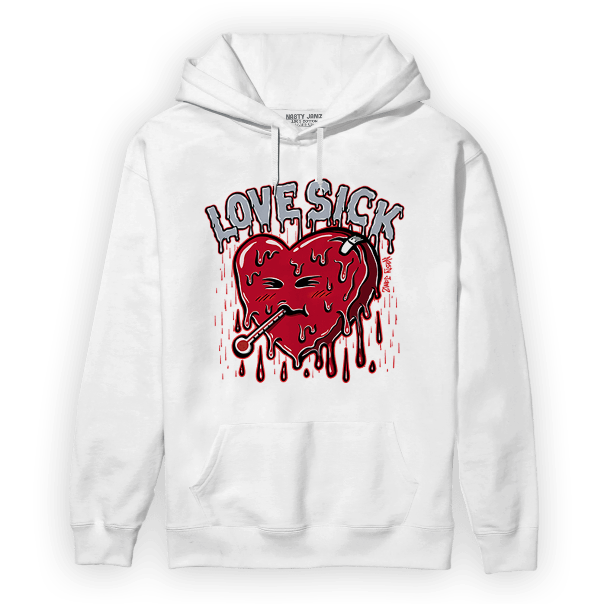 Cherry 11s Hoodie Match Love Sick - NastyJamz