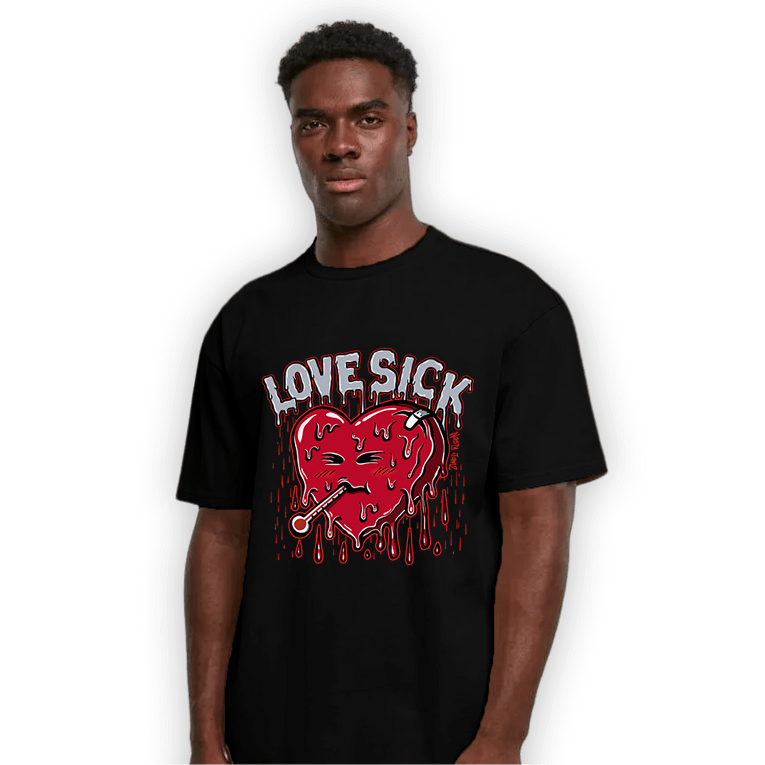 Cherry 11s T Shirt Match Love Sick - NastyJamz
