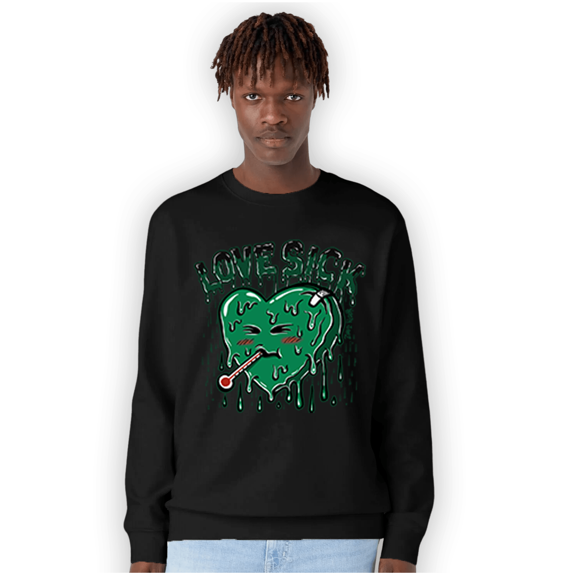 Celtic Lucky Green 1s Sweatshirt Match Love Sick - NastyJamz