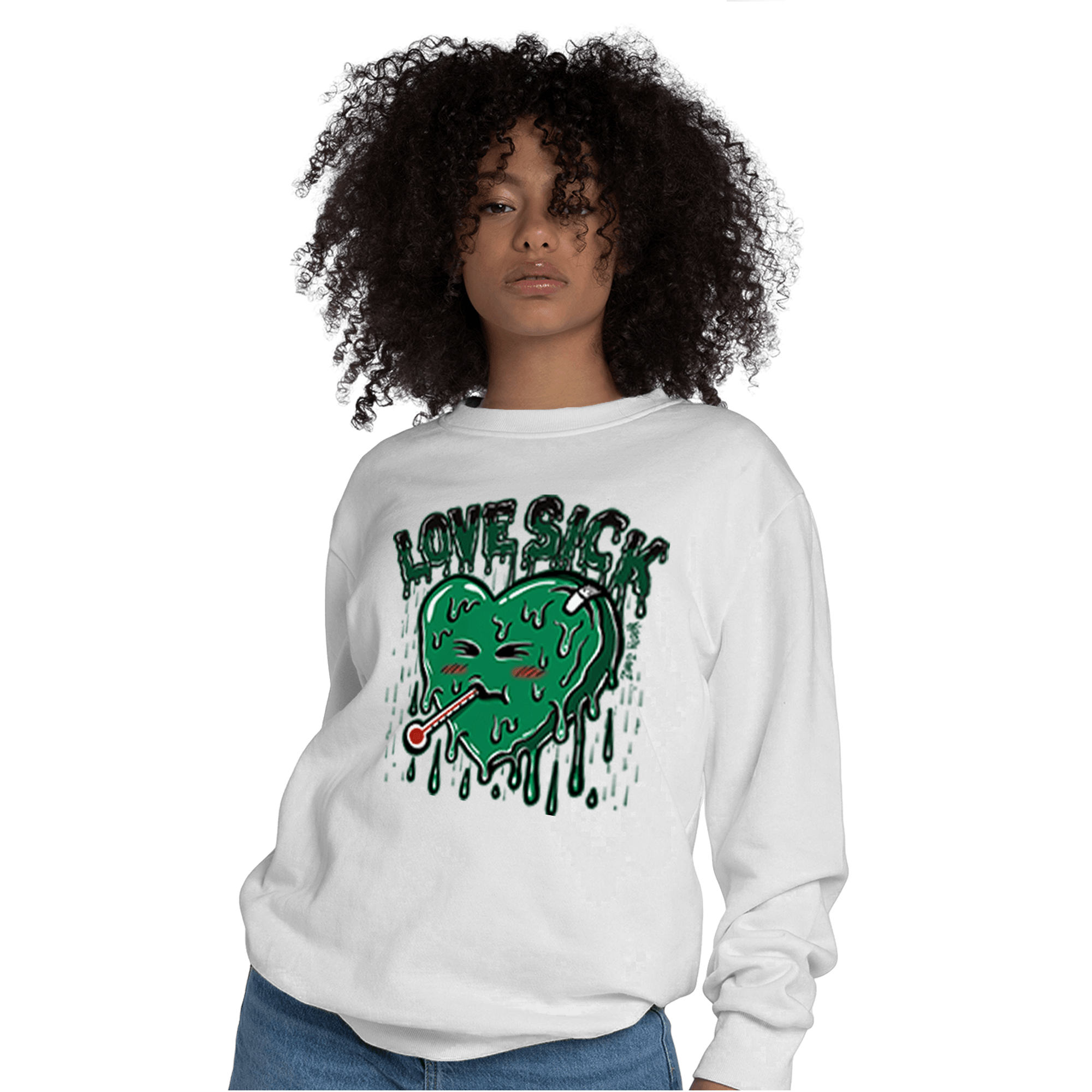 Celtic Lucky Green 1s Sweatshirt Match Love Sick - NastyJamz
